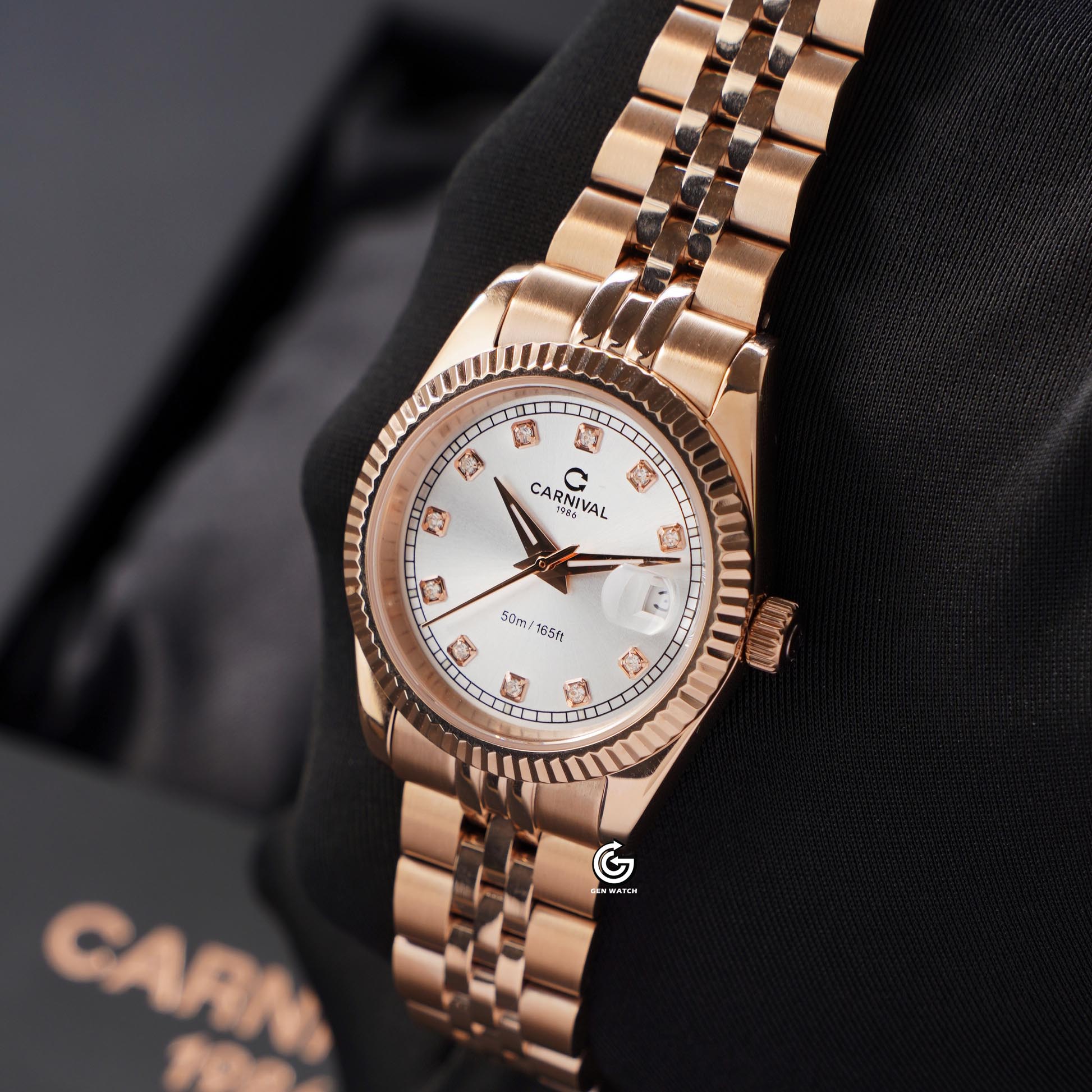 ĐỒNG HỒ NỮ CARNIVAL 8131L VH T QUARTZ 30MM