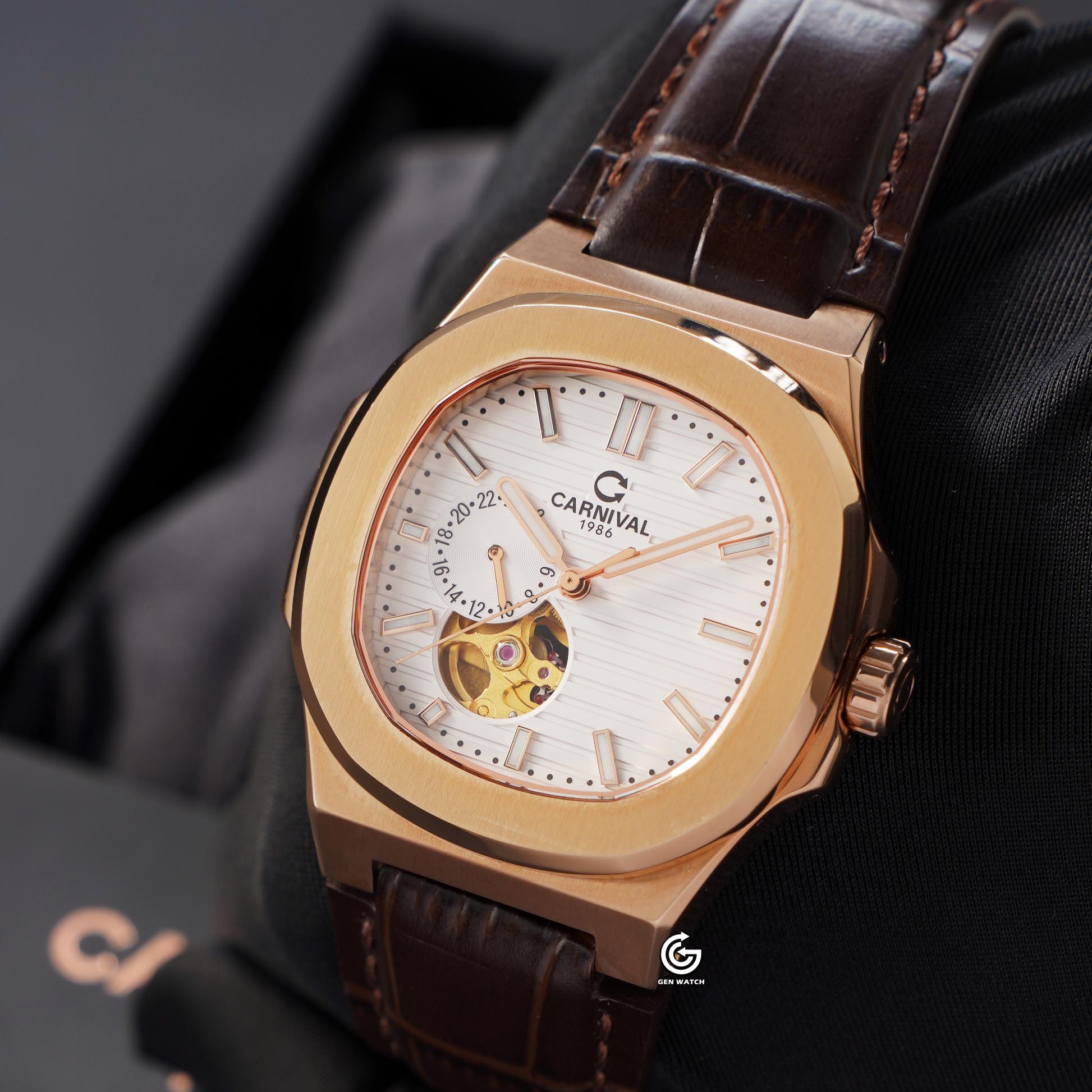 ĐỒNG HỒ NAM CARNIVAL 8159G VH DD T AUTOMATIC 41MM