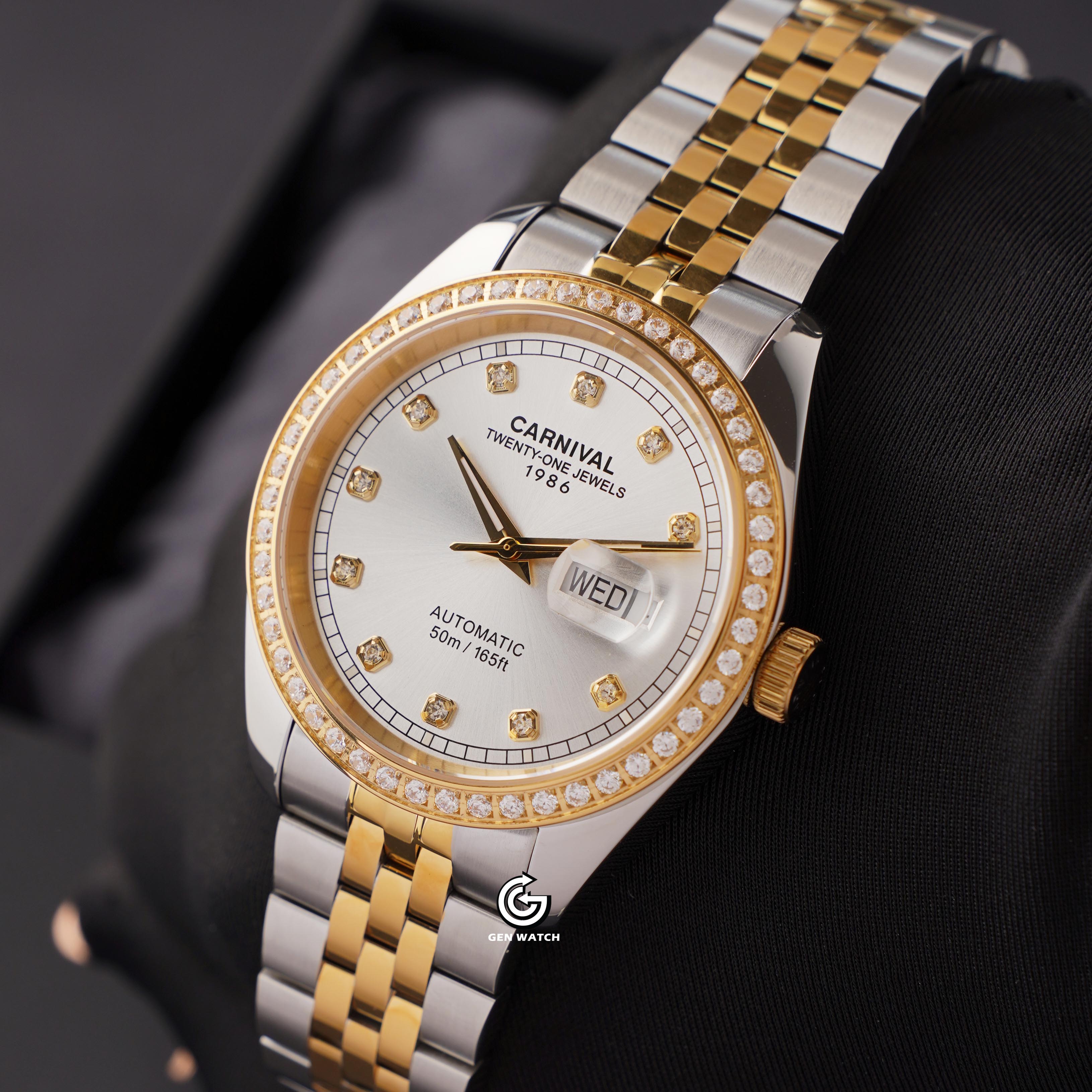 ĐỒNG HỒ NAM CARNIVAL 8131G2 CV T AUTOMATIC 41MM