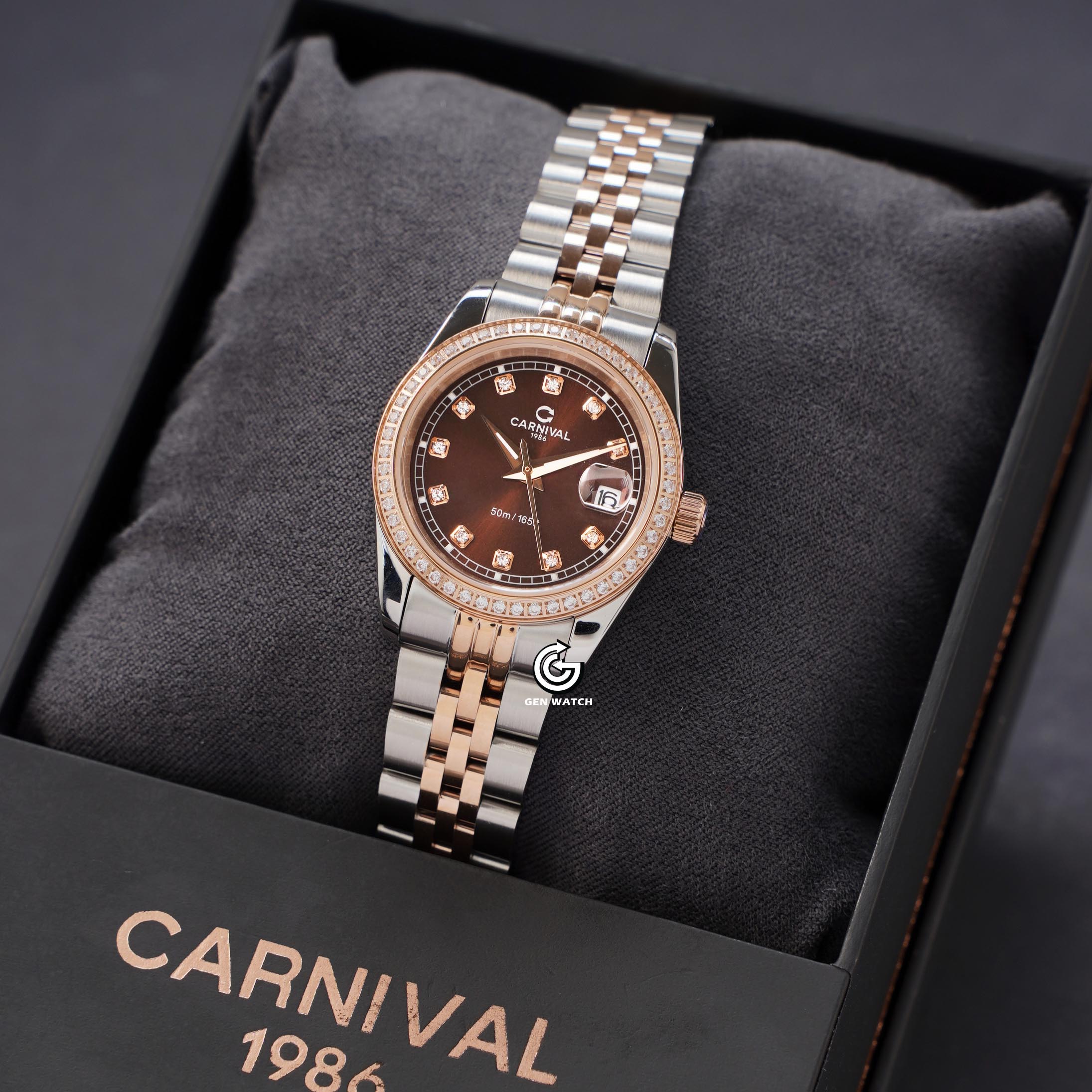 ĐỒNG HỒ NỮ CARNIVAL 8131L2 CH N QUARTZ 30MM