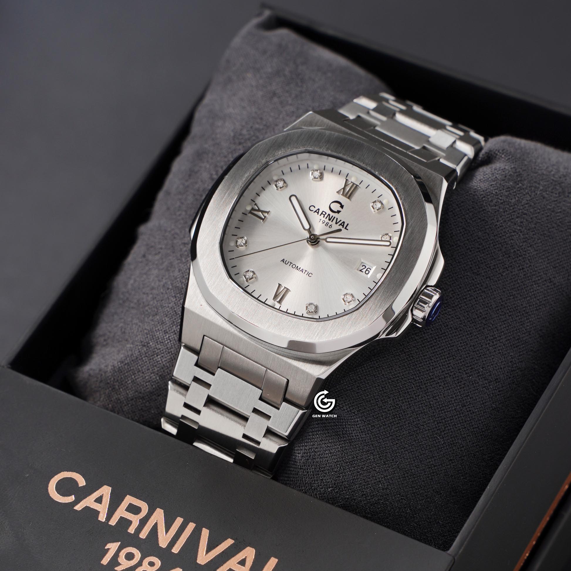 ĐỒNG HỒ NAM CARNIVAL 8160G VT T AUTOMATIC 41MM