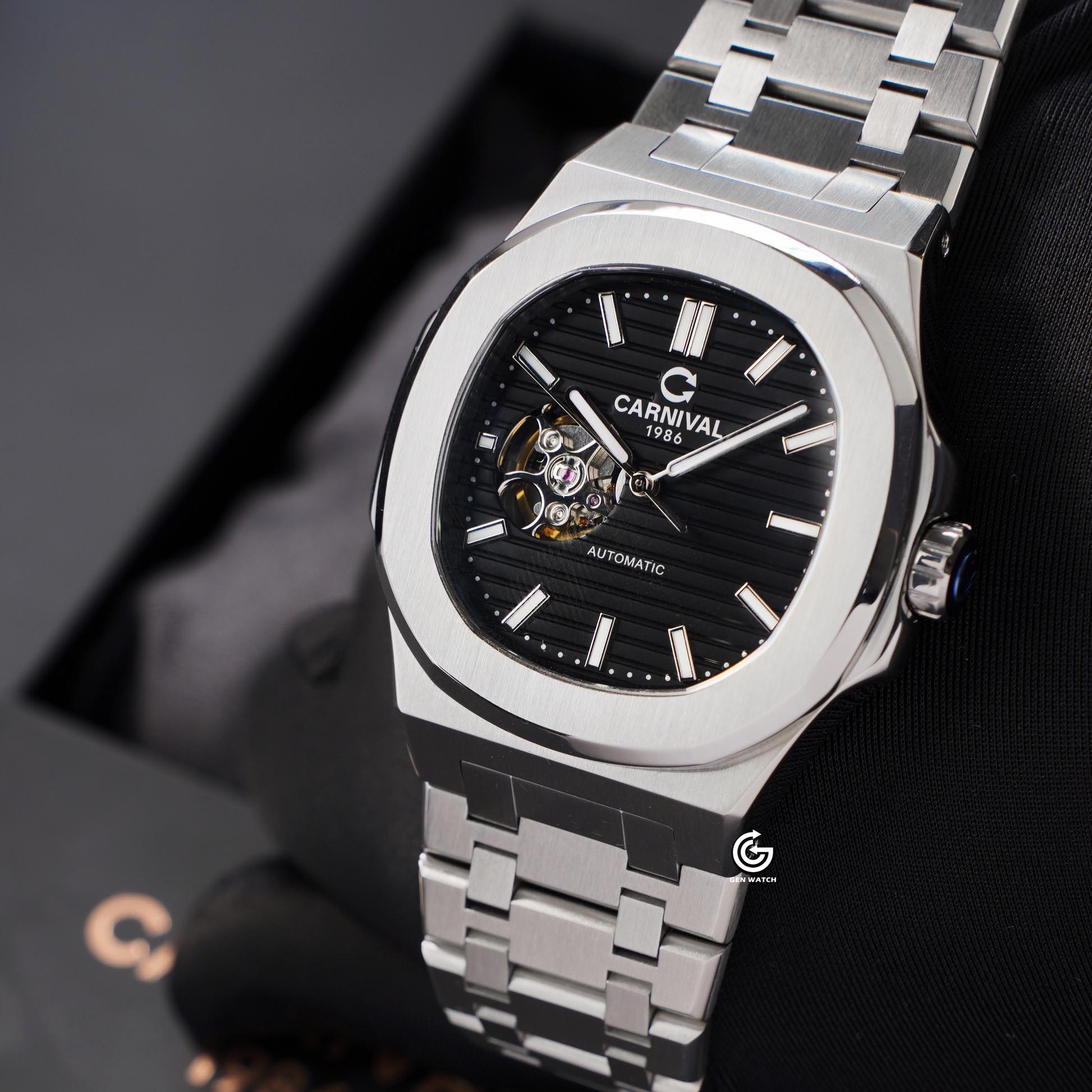 ĐỒNG HỒ NAM CARNIVAL 8128G1 VT D AUTOMATIC 41MM