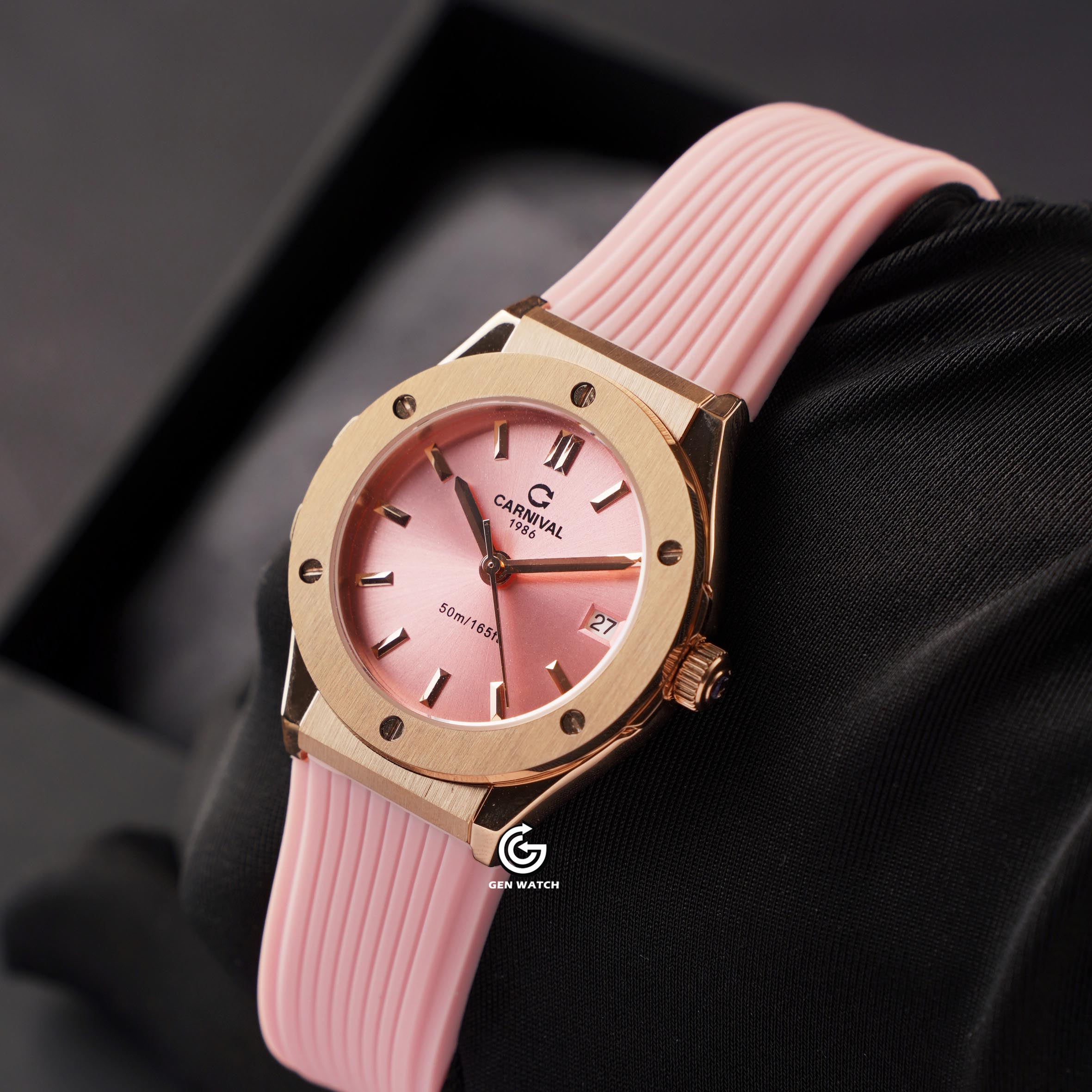 ĐỒNG HỒ NỮ CARNIVAL 8168L VH DCS H QUARTZ 32MM