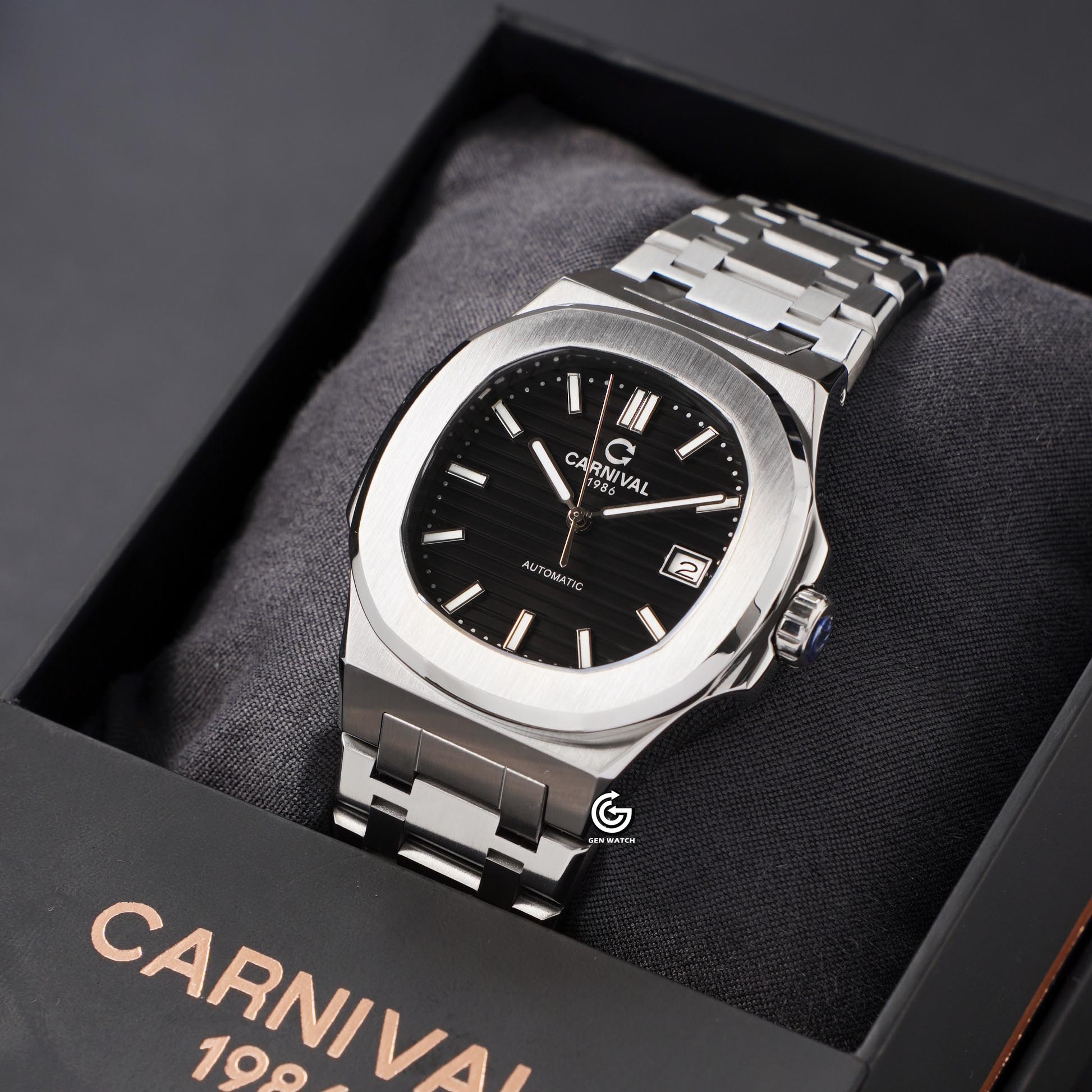 ĐỒNG HỒ NAM CARNIVAL 8108G1 VT D AUTOMATIC 41MM
