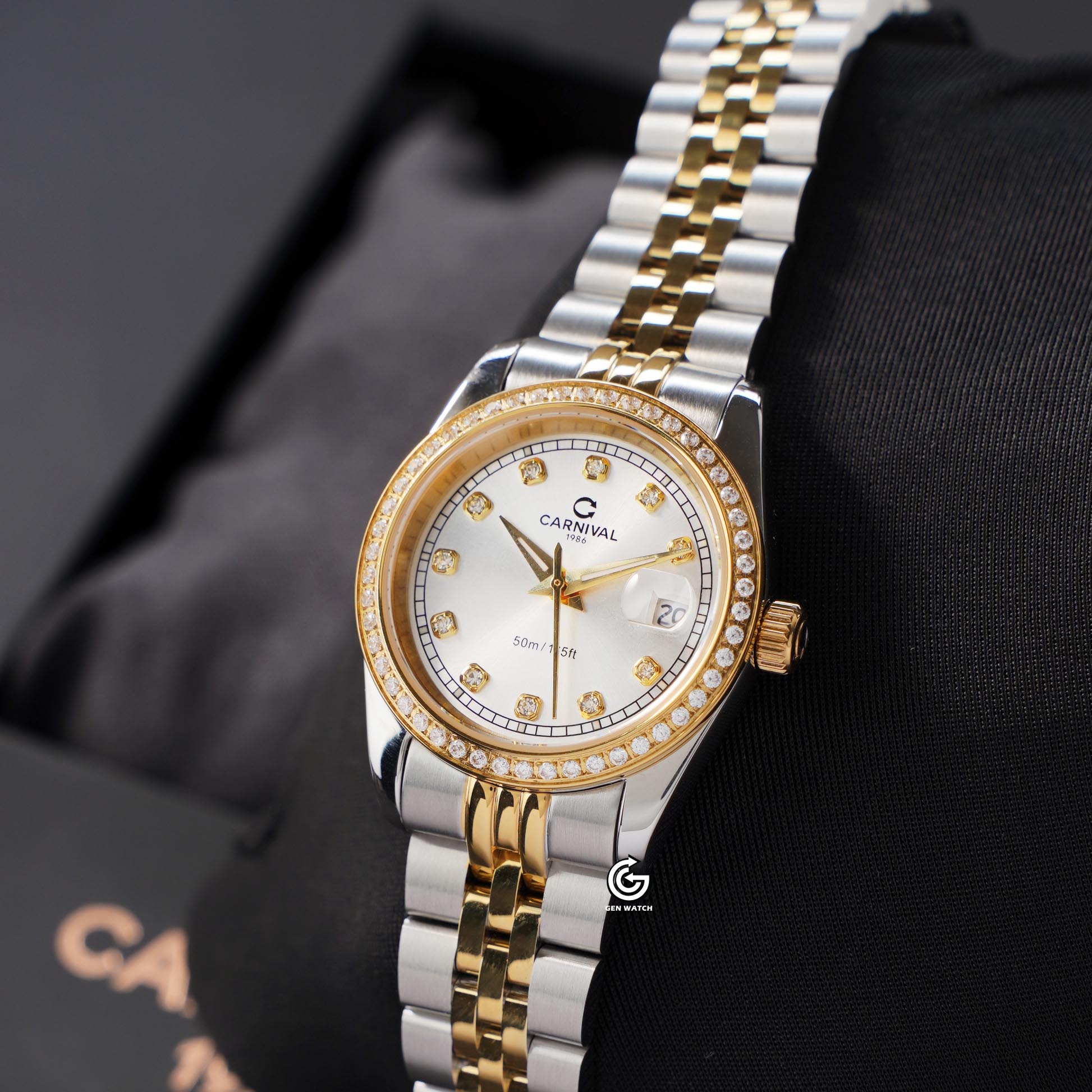 ĐỒNG HỒ NỮ CARNIVAL 8131L2 CV T QUARTZ 30MM