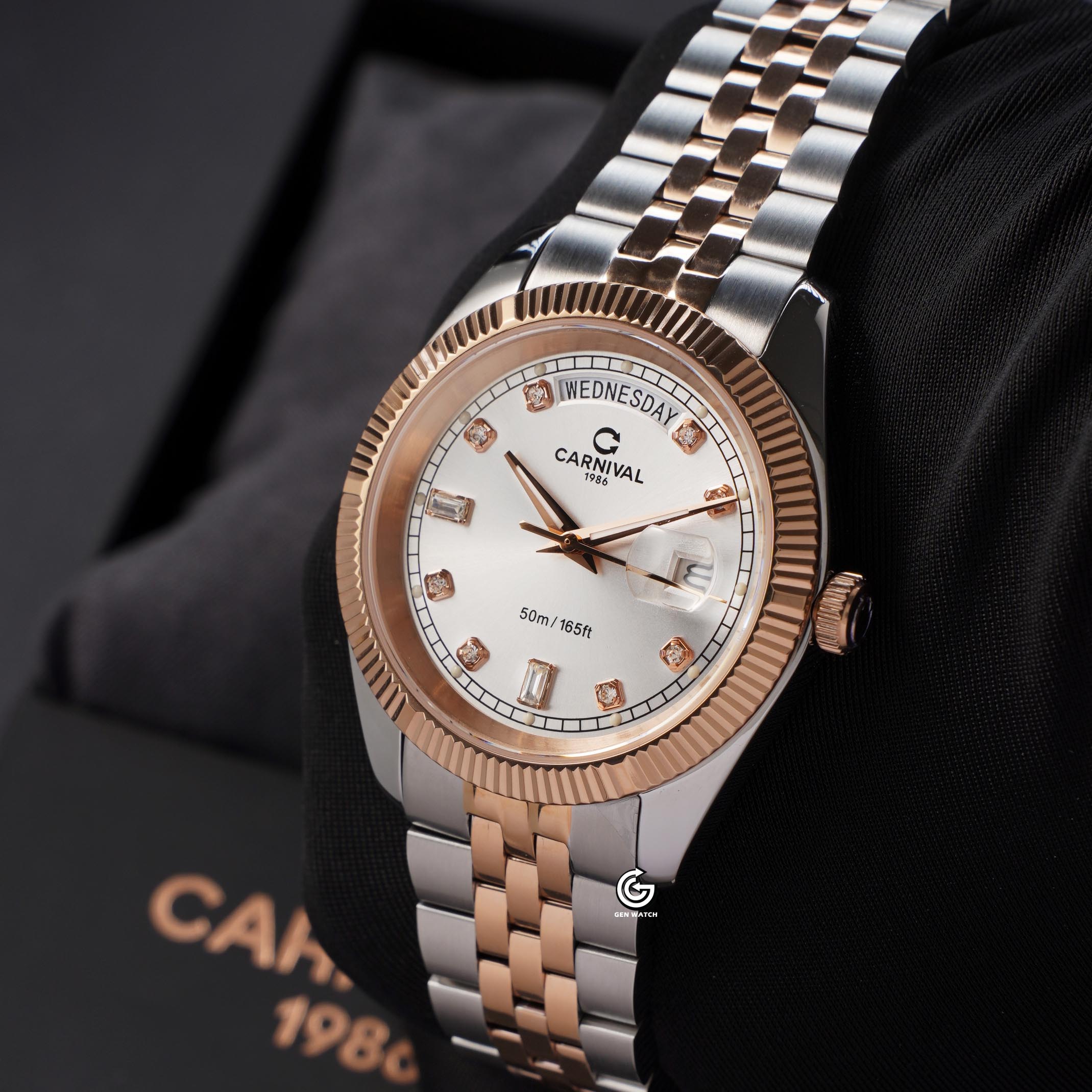 ĐỒNG HỒ NAM CARNIVAL 8190G CH T QUARTZ 40MM