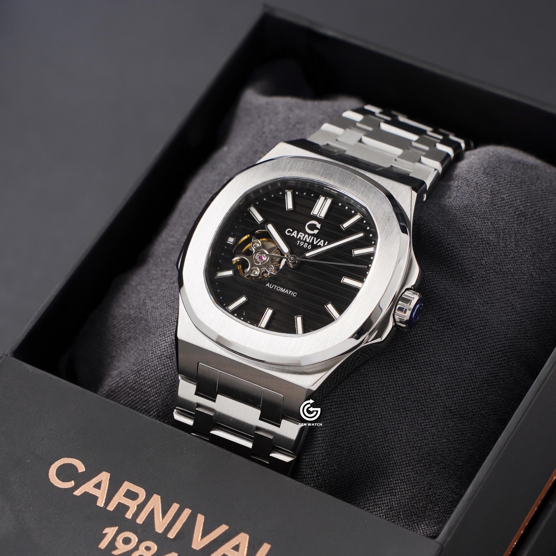 ĐỒNG HỒ NAM CARNIVAL 8128G1 VT D AUTOMATIC 41MM