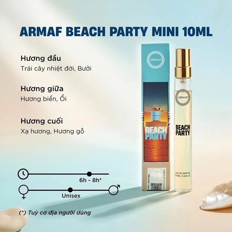 NƯỚC HOA CHIẾT UNISEX ARMAF BST BEACH PARTY 10ML