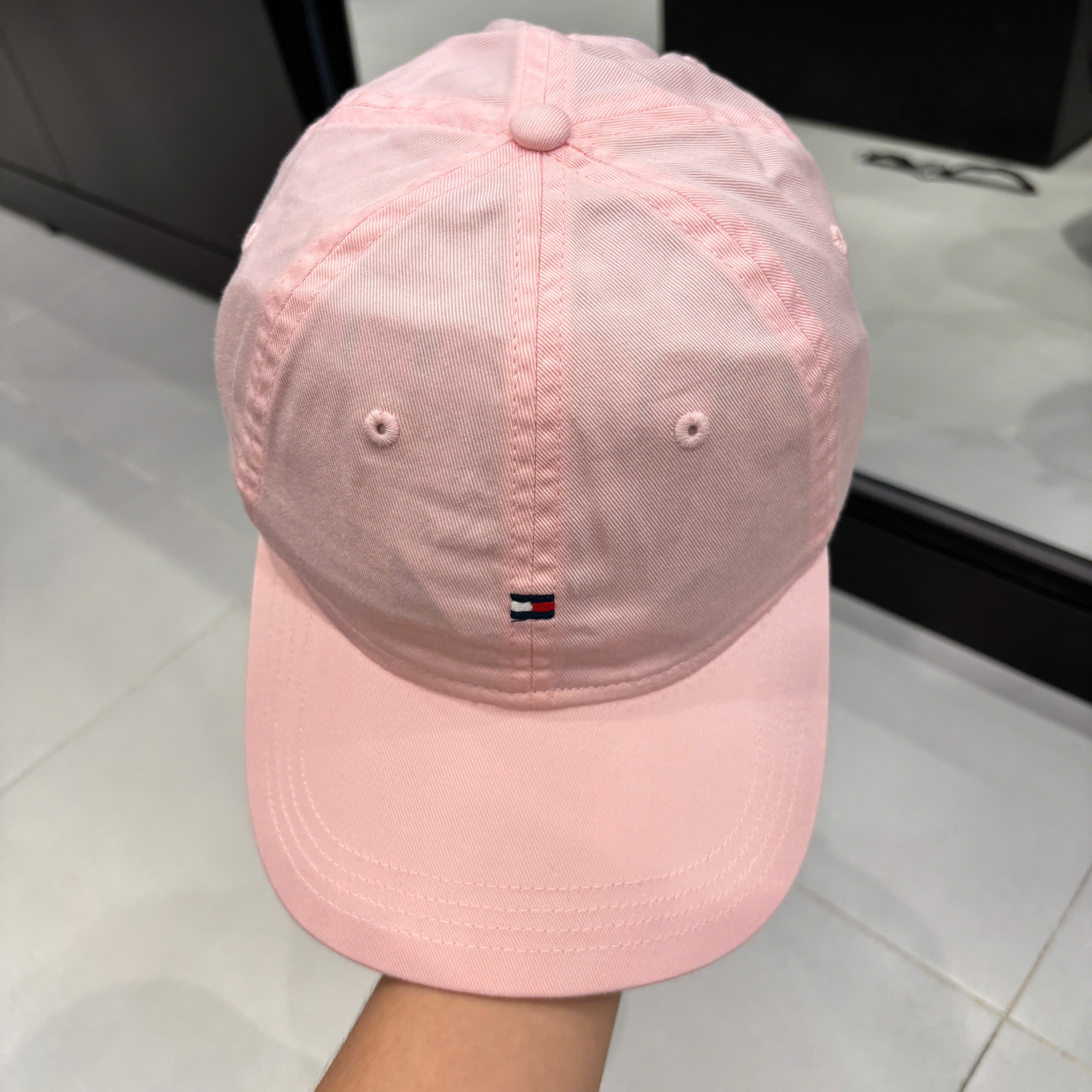 TOMMY HILFIGER AM MINI FLAG CAP - PINK