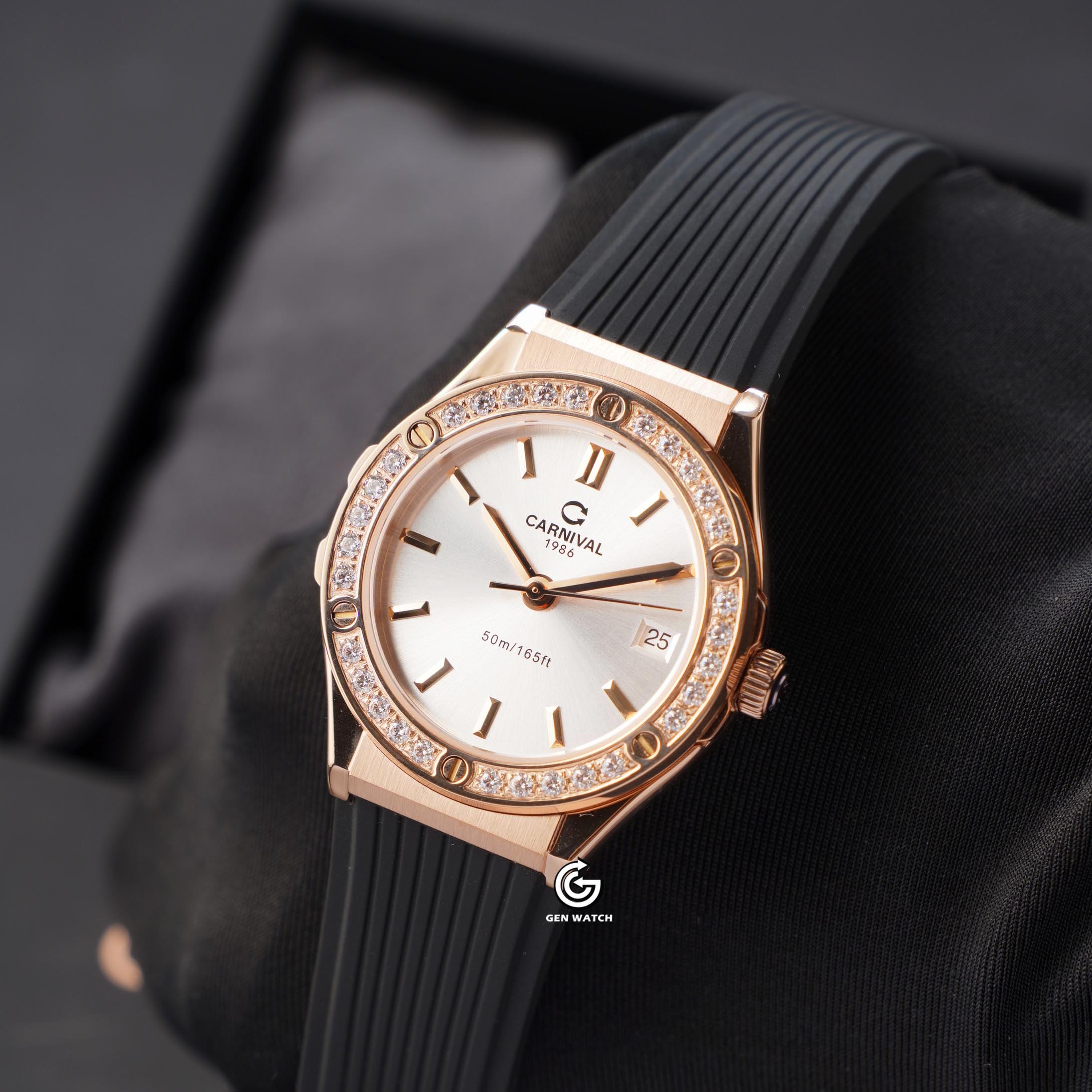 ĐỒNG HỒ NỮ CARNIVAL 8168L2 VH DCS T QUARTZ 32MM