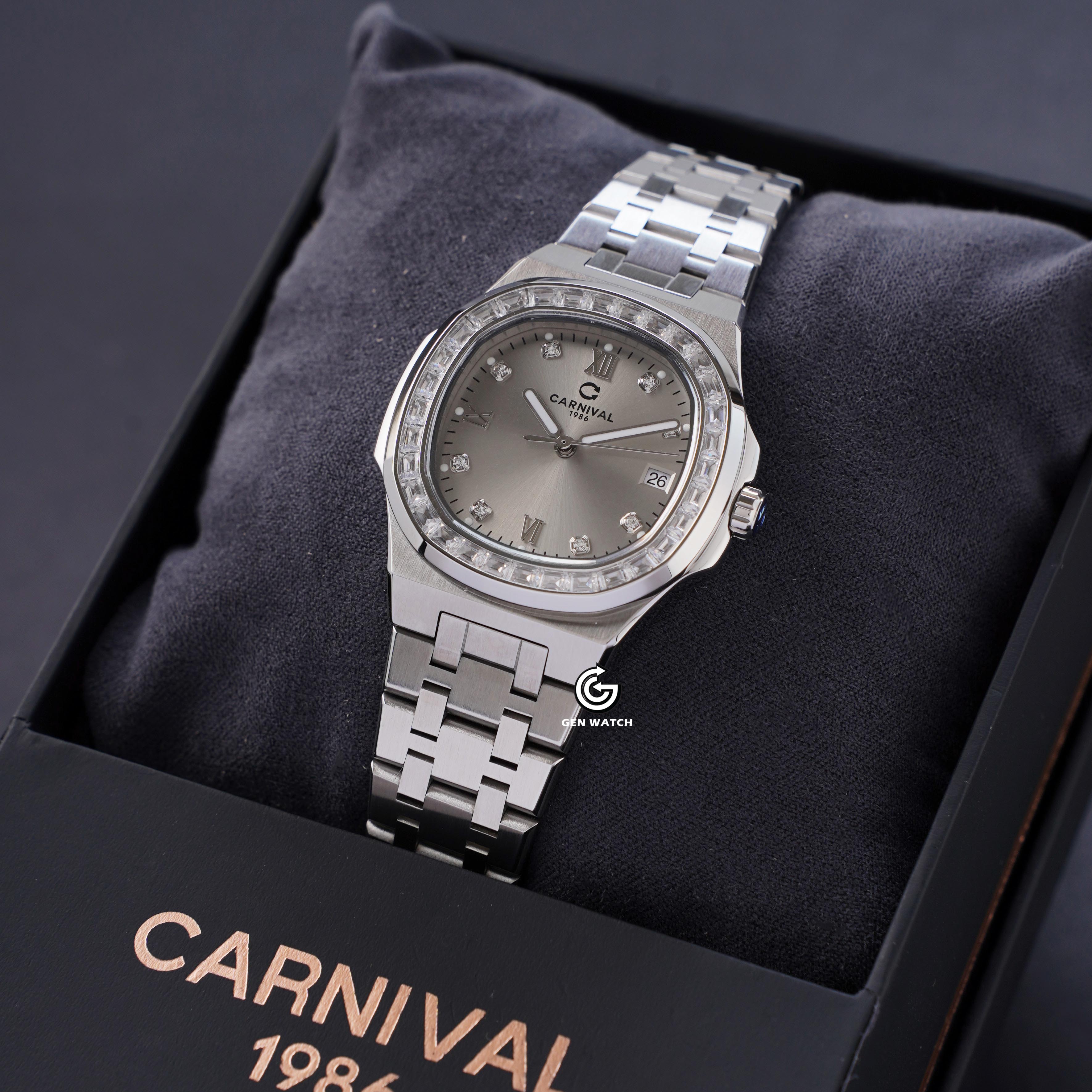 ĐỒNG HỒ NỮ CARNIVAL 8160L2 VT TX QUARTZ 34MM