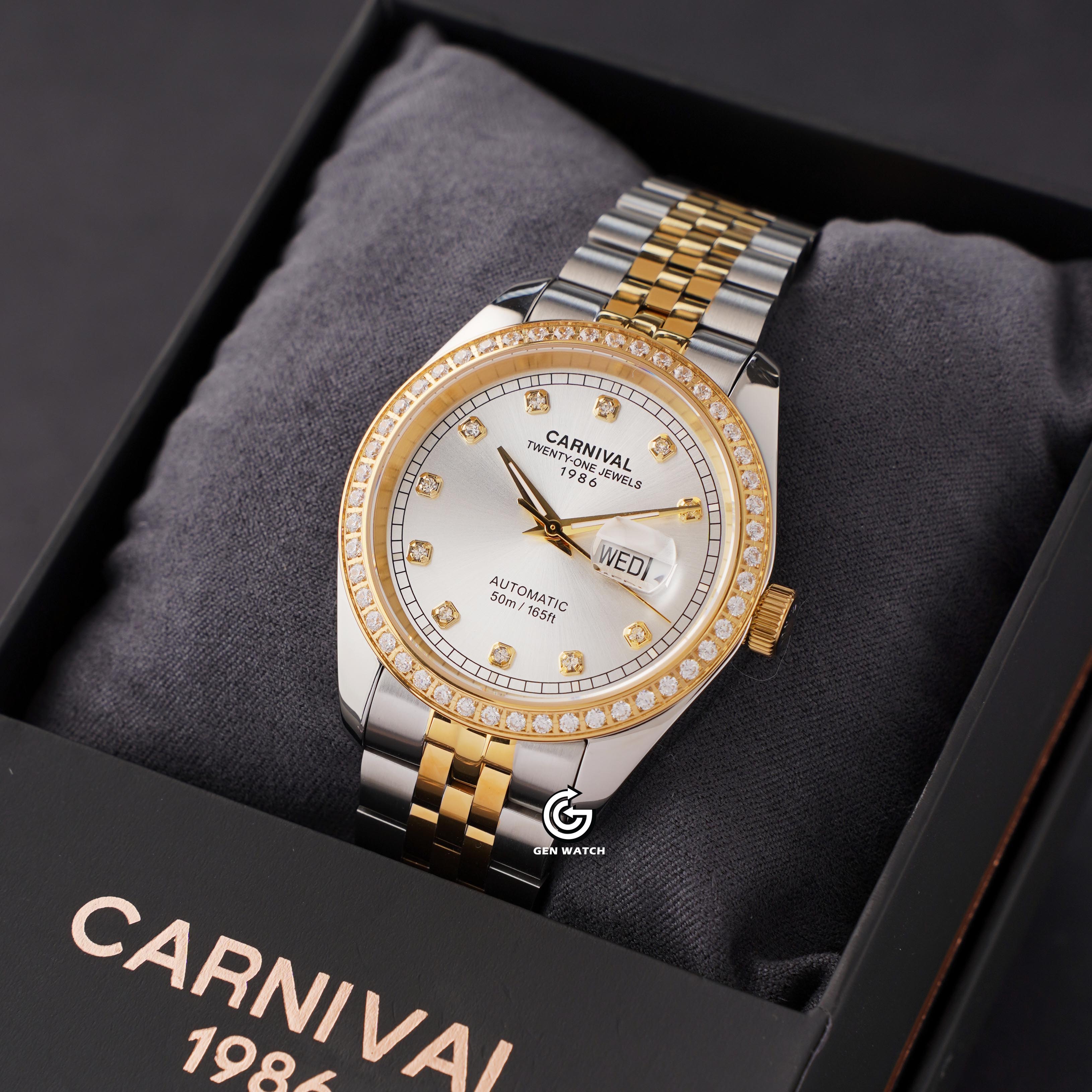 ĐỒNG HỒ NAM CARNIVAL 8131G2 CV T AUTOMATIC 41MM