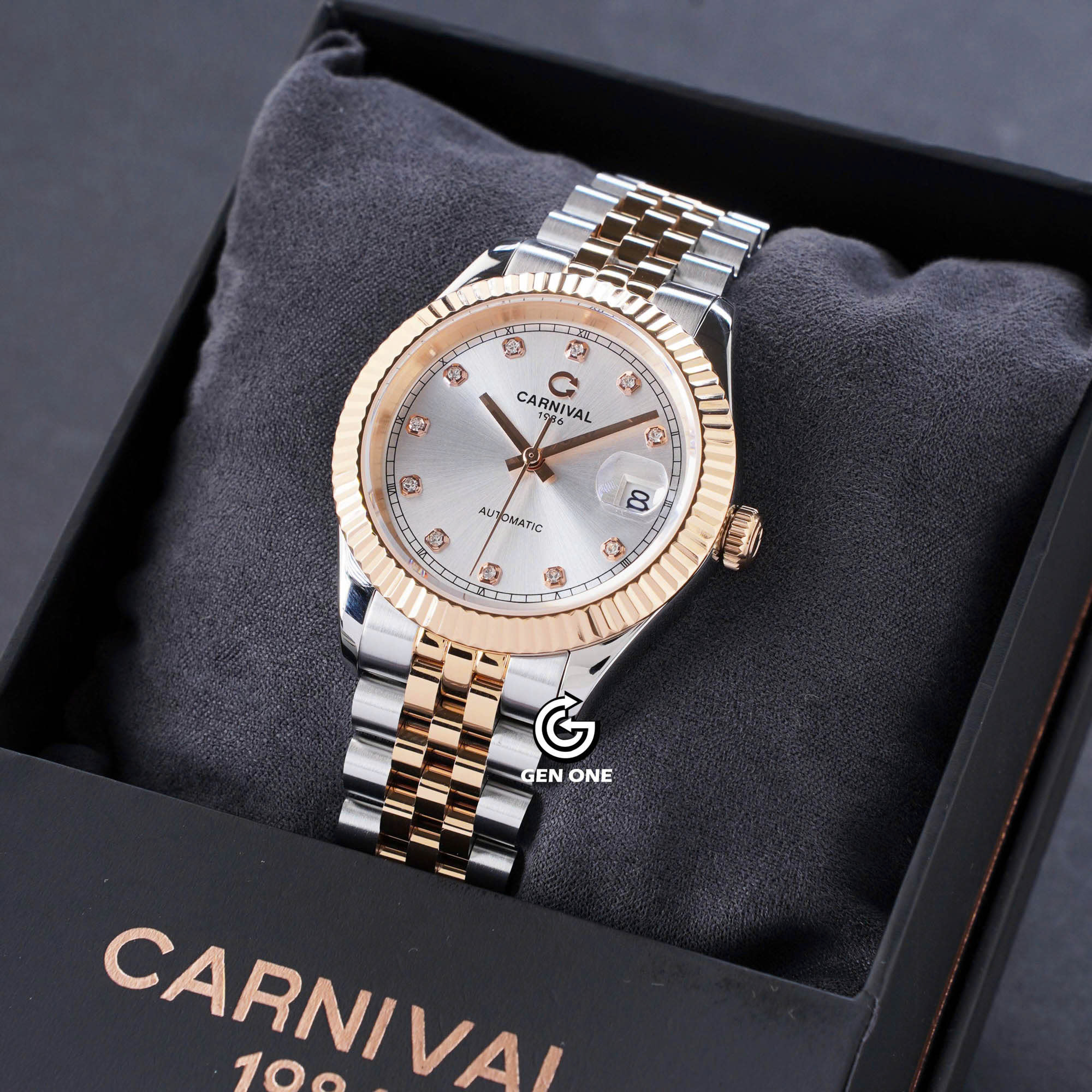ĐỒNG HỒ NAM CARNIVAL 8250G CH T AUTOMATIC 38MM