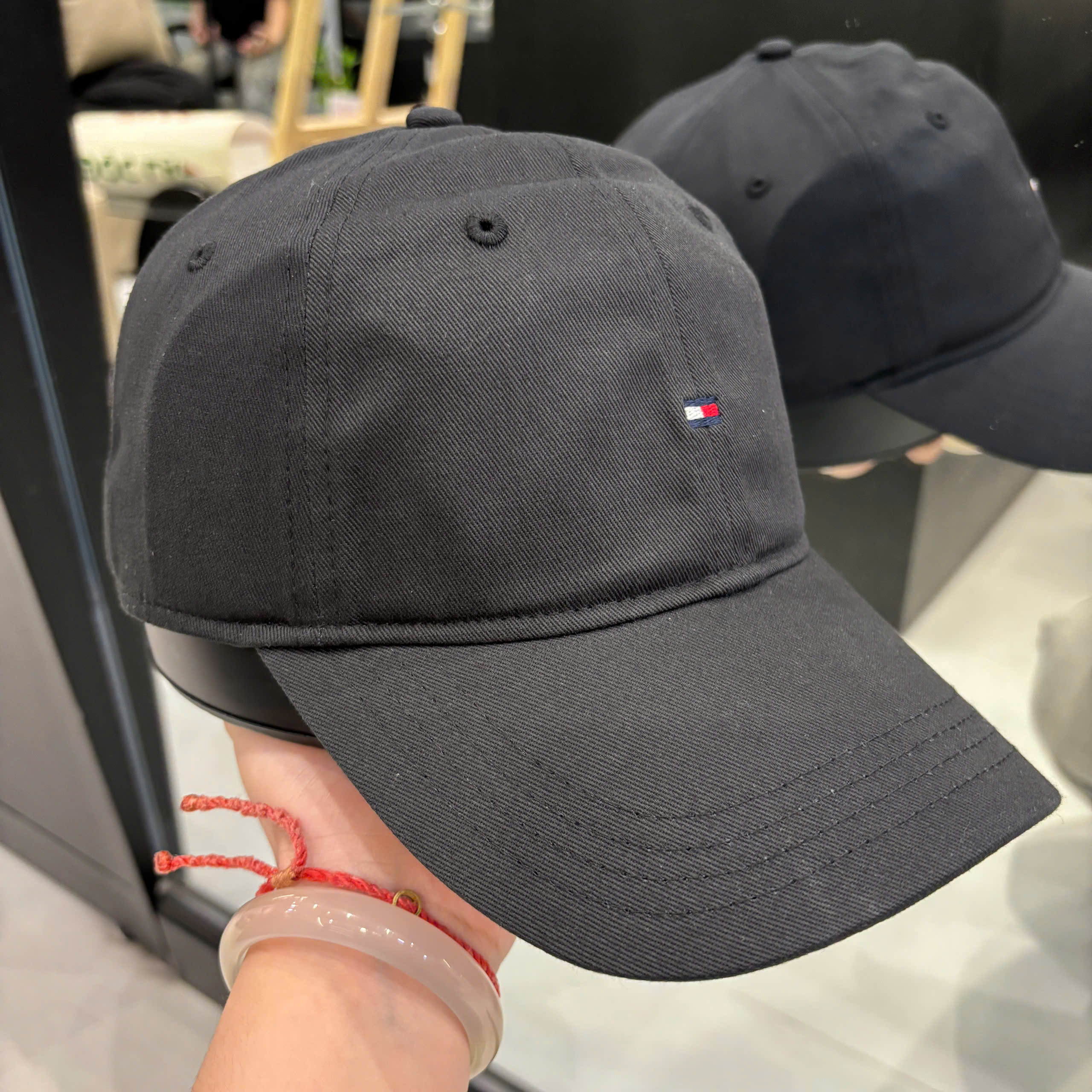 TOMMY HILFIGER AM MINI FLAG CAP - BLACK