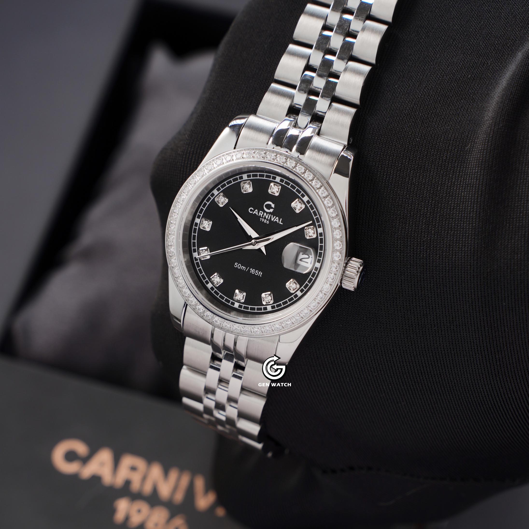 ĐỒNG HỒ NỮ CARNIVAL 8131L2 VT D QUARTZ 30MM