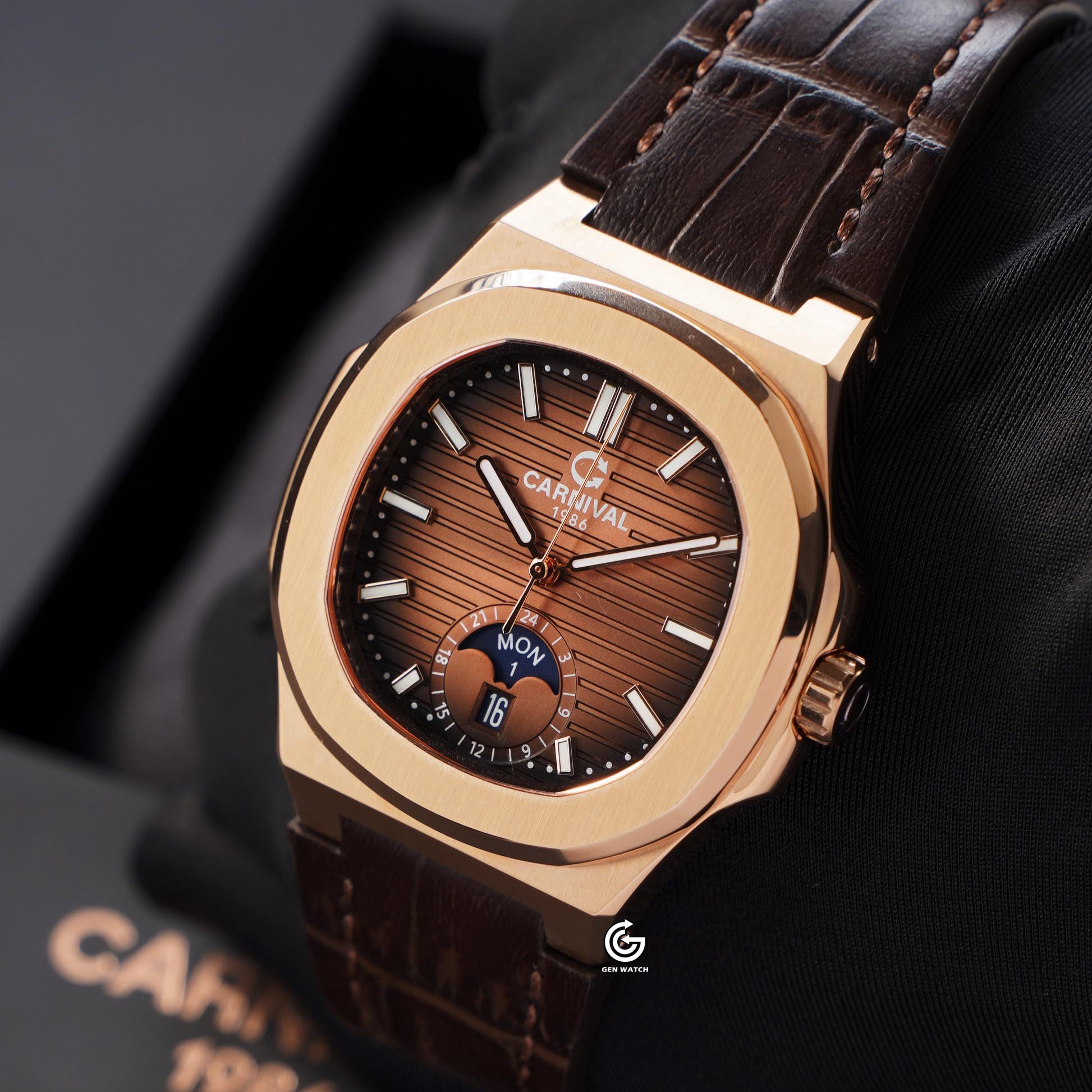 ĐỒNG HỒ NAM CARNIVAL 8110G1 VH DD N AUTOMATIC 41MM
