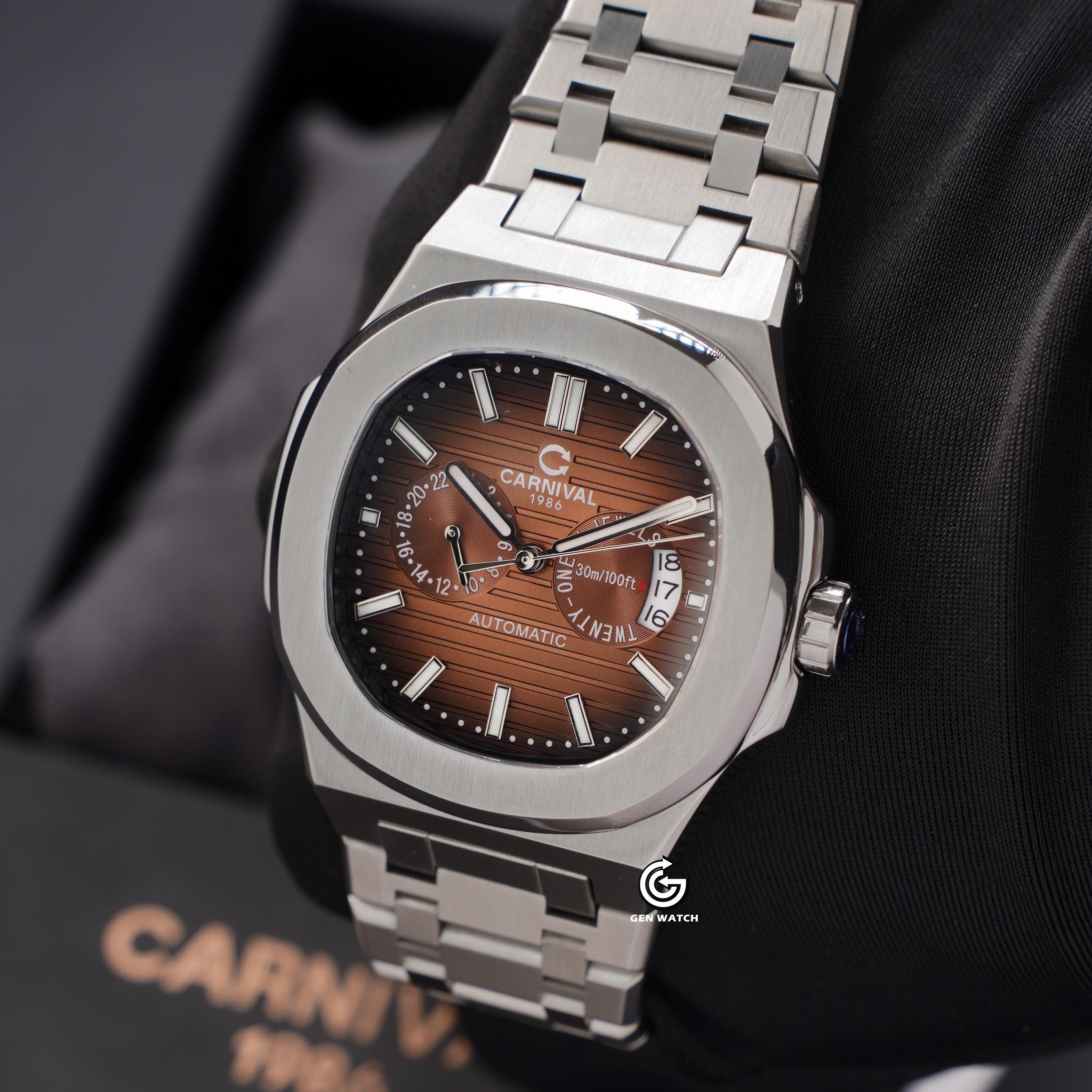 ĐỒNG HỒ NAM CARNIVAL 8158G VT N AUTOMATIC 41MM