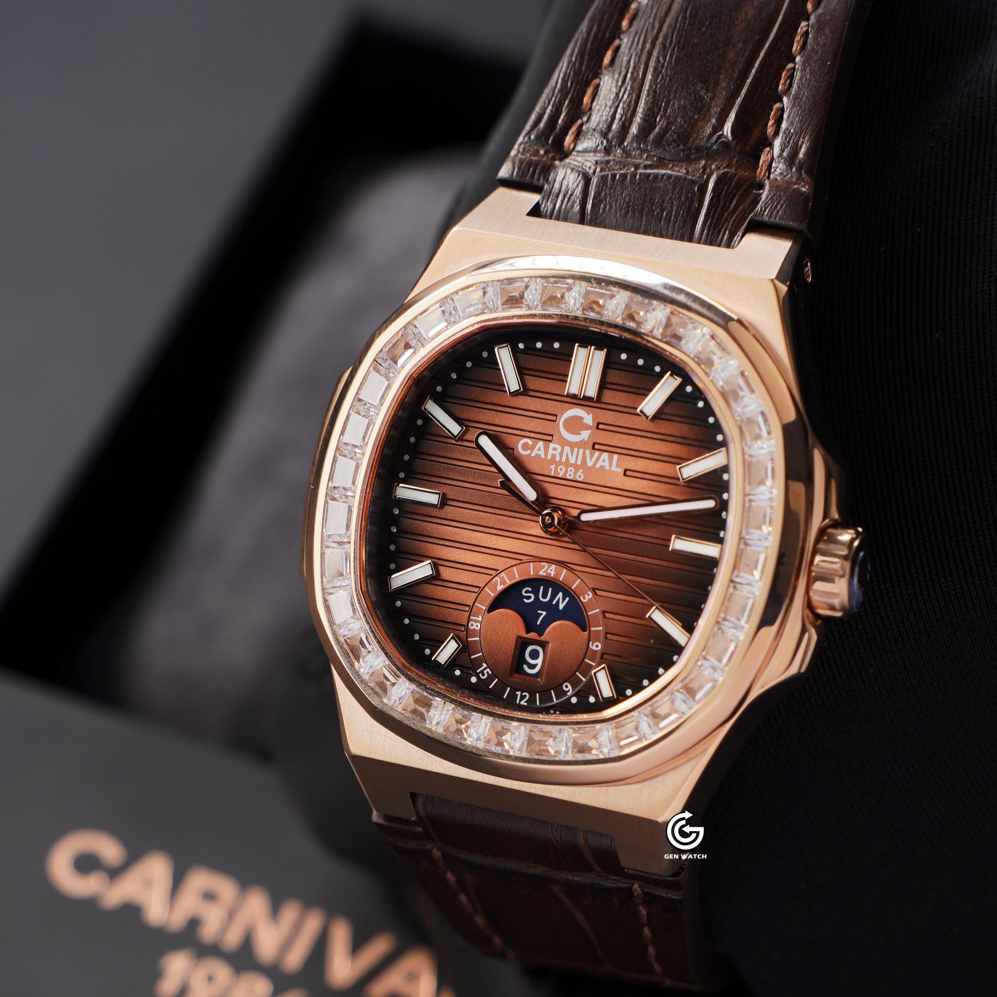 ĐỒNG HỒ NAM CARNIVAL 8110G VH DD N AUTOMATIC 41MM