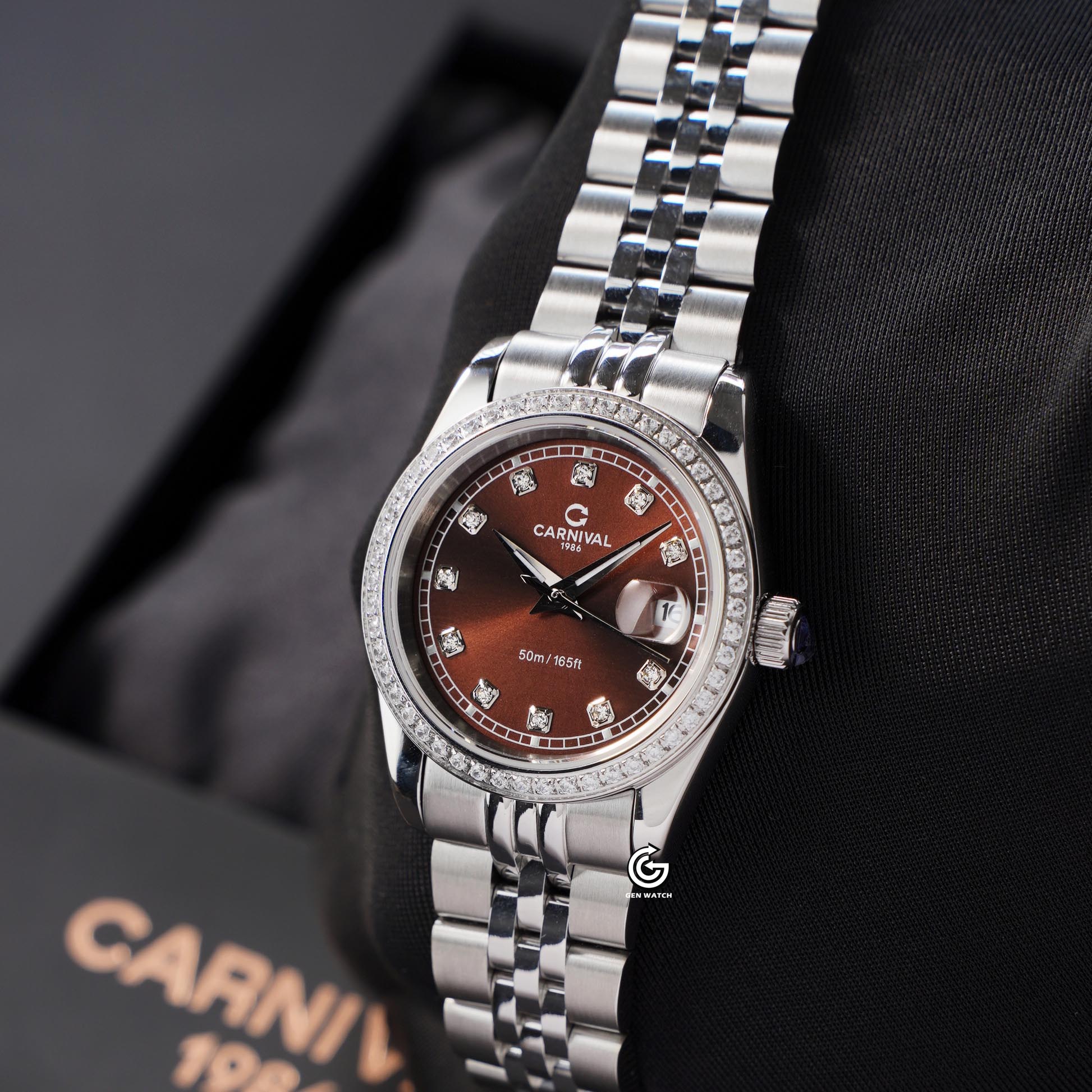 ĐỒNG HỒ NỮ CARNIVAL 8131L2 VT N QUARTZ 30MM