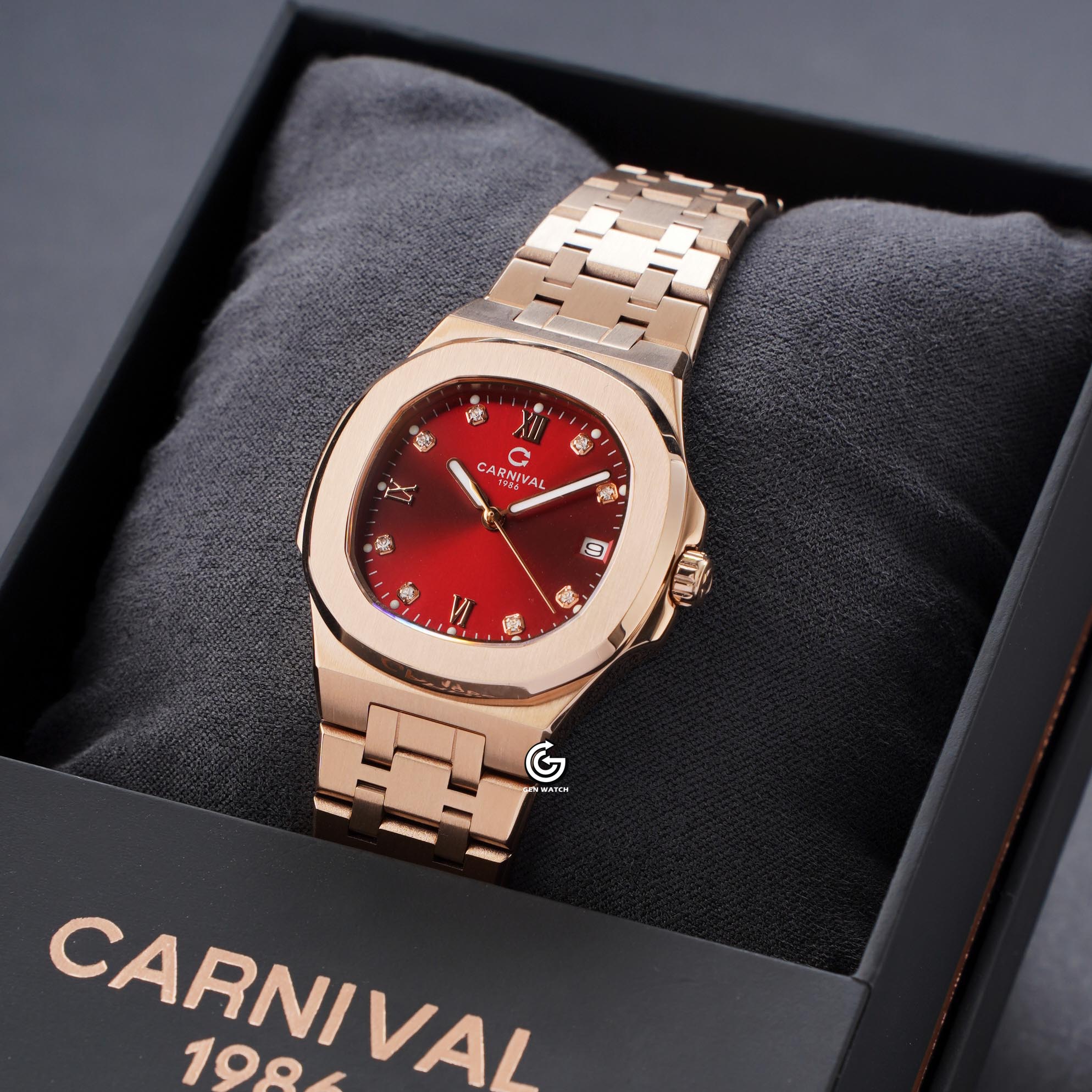 ĐỒNG HỒ NỮ CARNIVAL 8160L VH DO QUARTZ 34MM