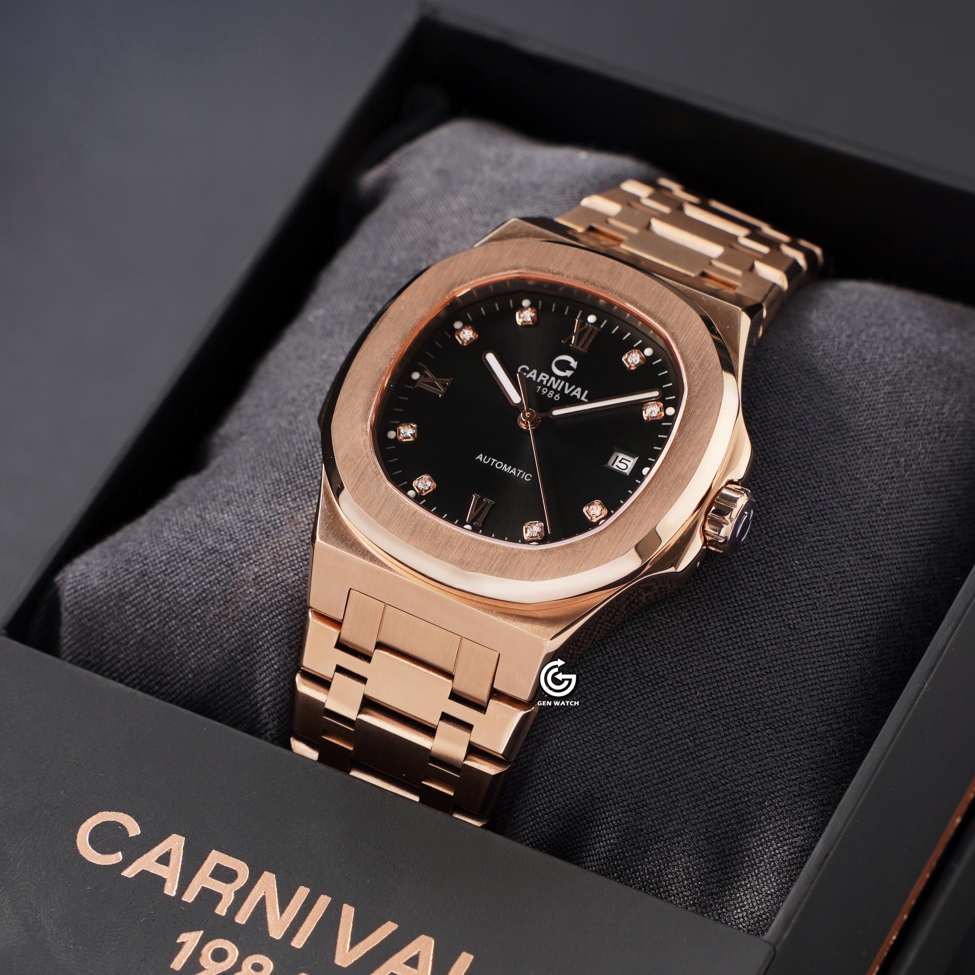 ĐỒNG HỒ NAM CARNIVAL 8160G VH D AUTOMATIC 41MM