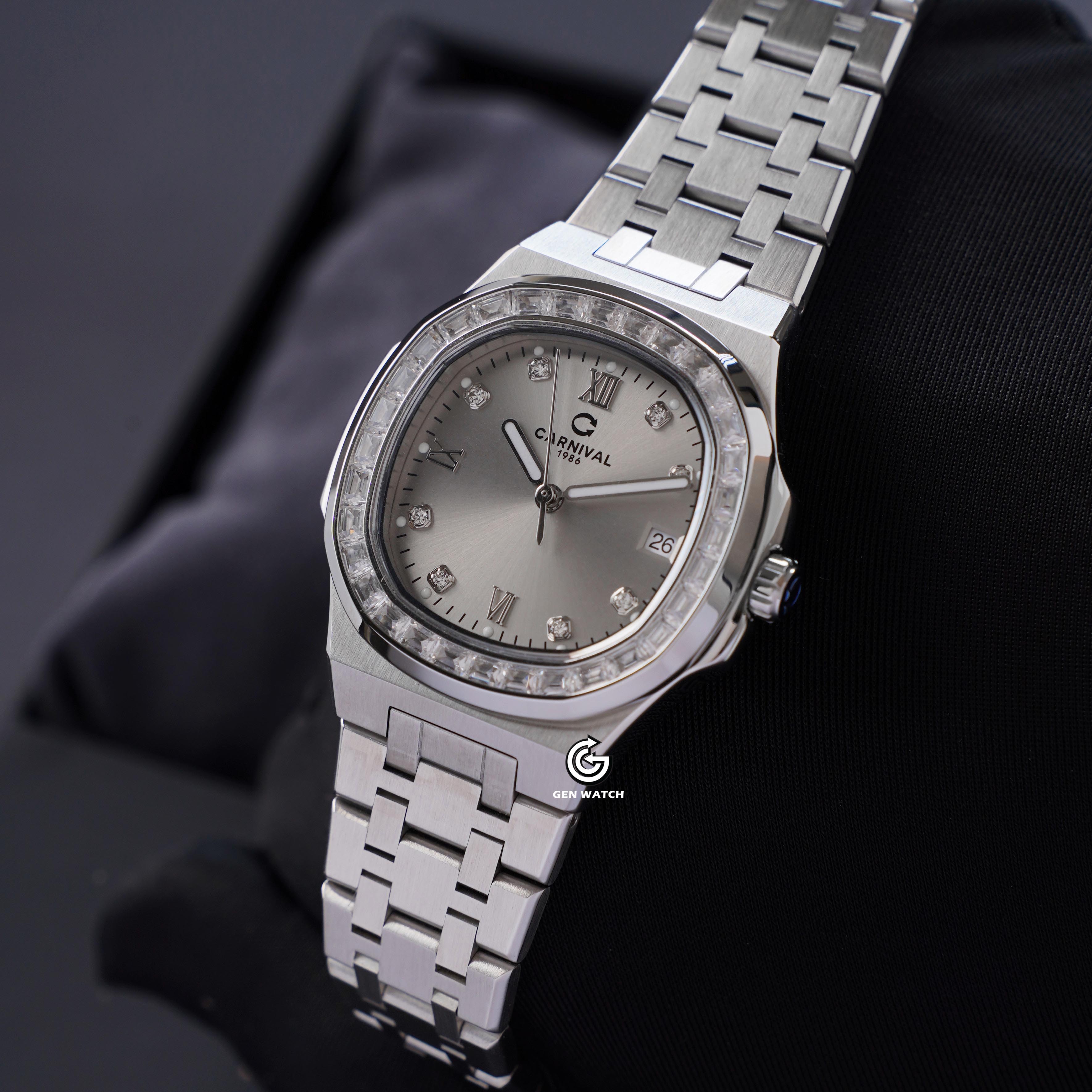 ĐỒNG HỒ NỮ CARNIVAL 8160L2 VT TX QUARTZ 34MM