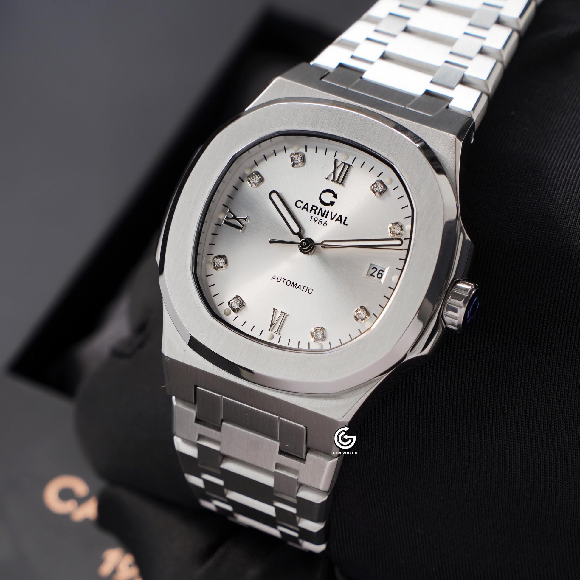 ĐỒNG HỒ NAM CARNIVAL 8160G VT T AUTOMATIC 41MM