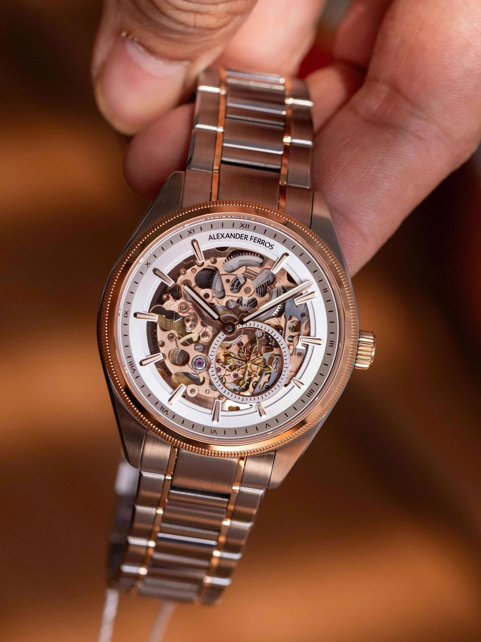 ĐỒNG HỒ NAM ALEXANDER FERROS 9262D/02 AUTOMATIC 40MM