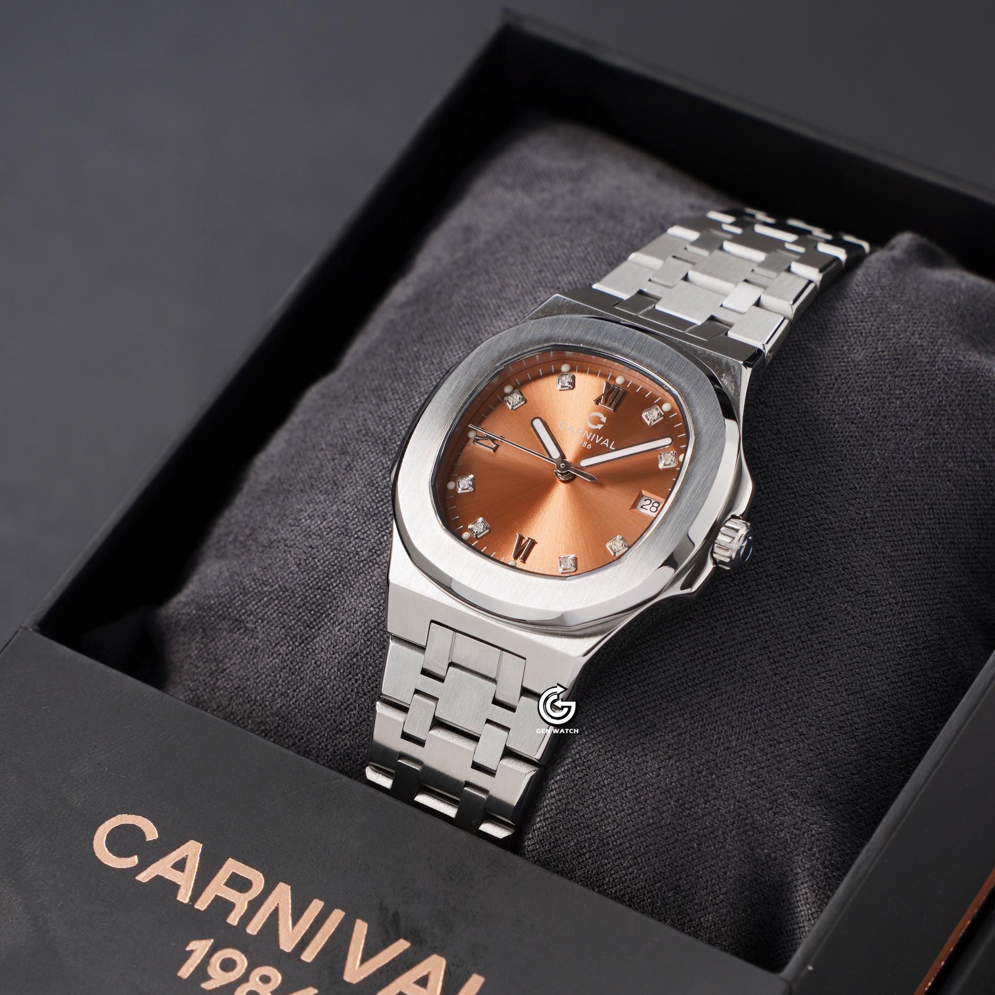 ĐỒNG HỒ NỮ CARNIVAL 8160L VT NCH QUARTZ 34MM
