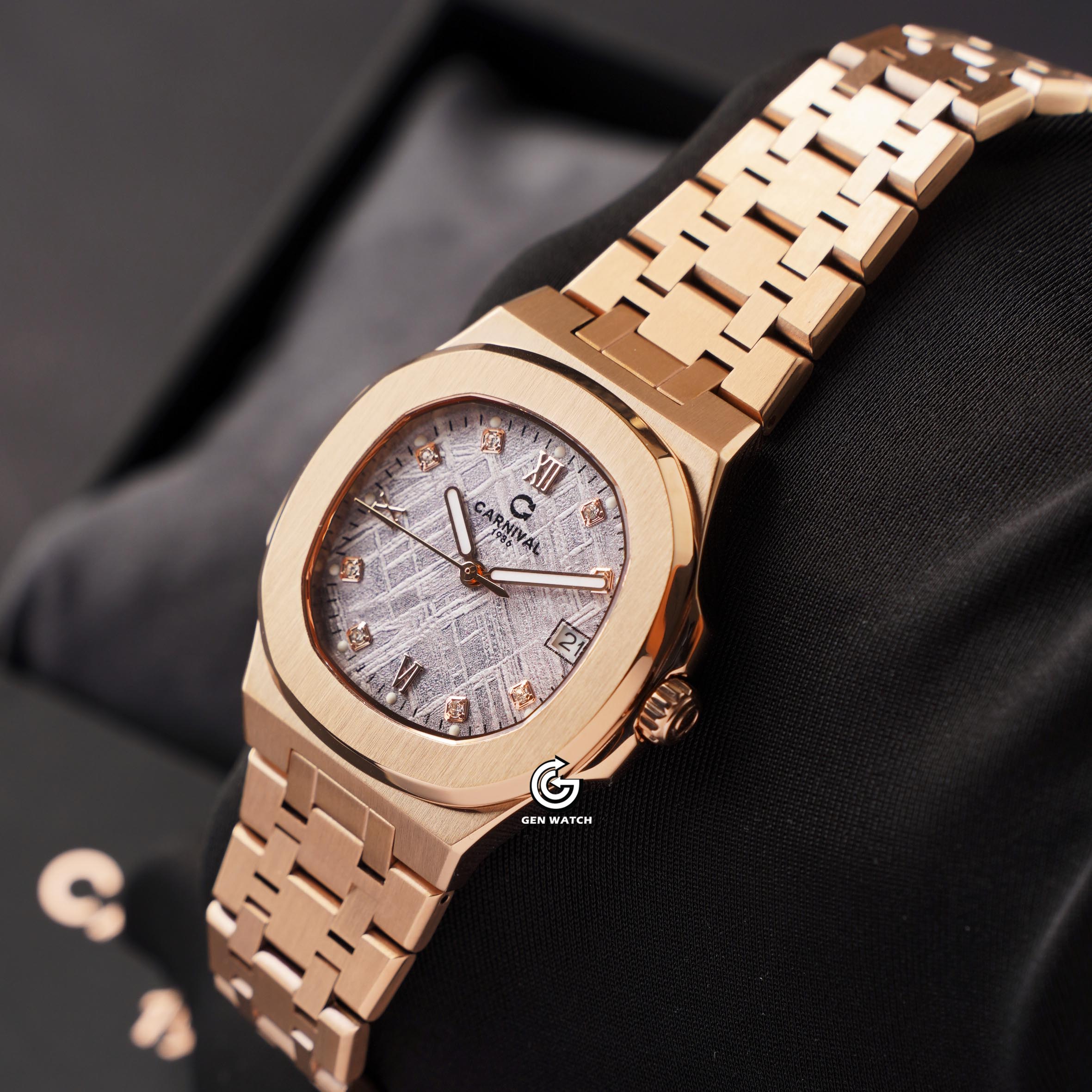 ĐỒNG HỒ NỮ CARNIVAL 8160L VH TT QUARTZ 34MM