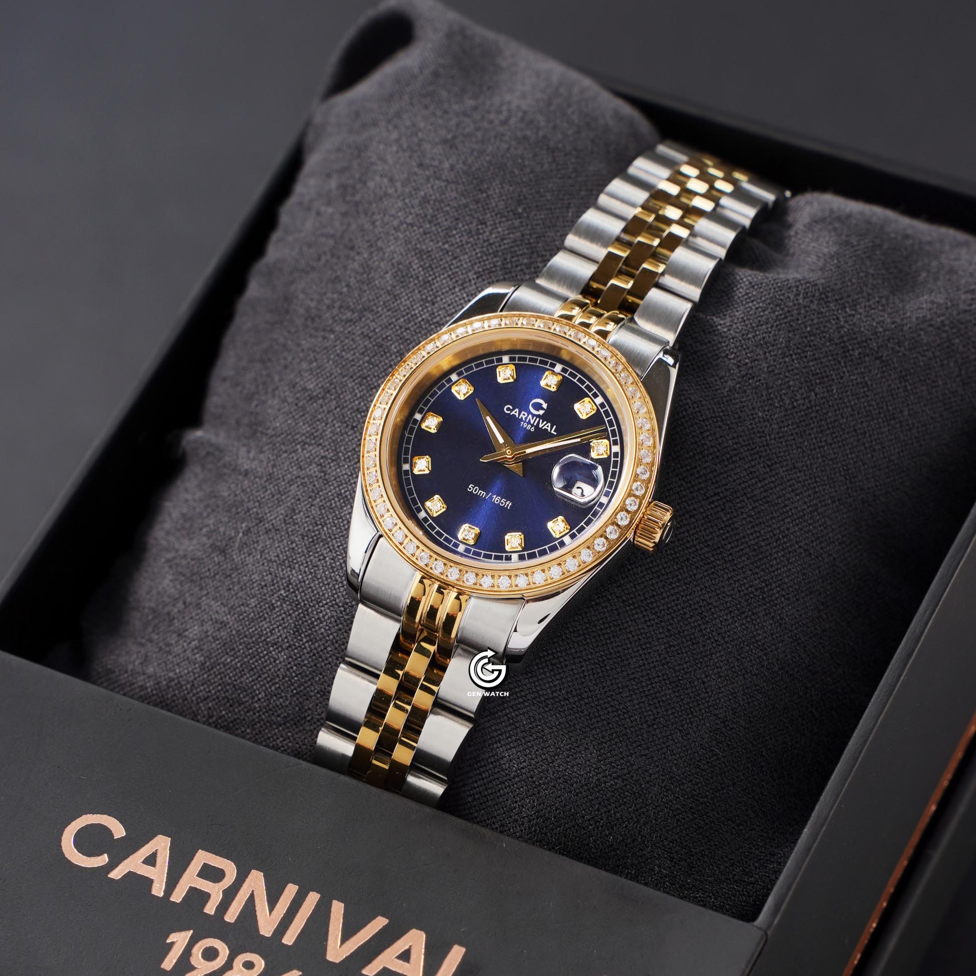 ĐỒNG HỒ NỮ CARNIVAL 8131L2 CV X QUARTZ  30MM