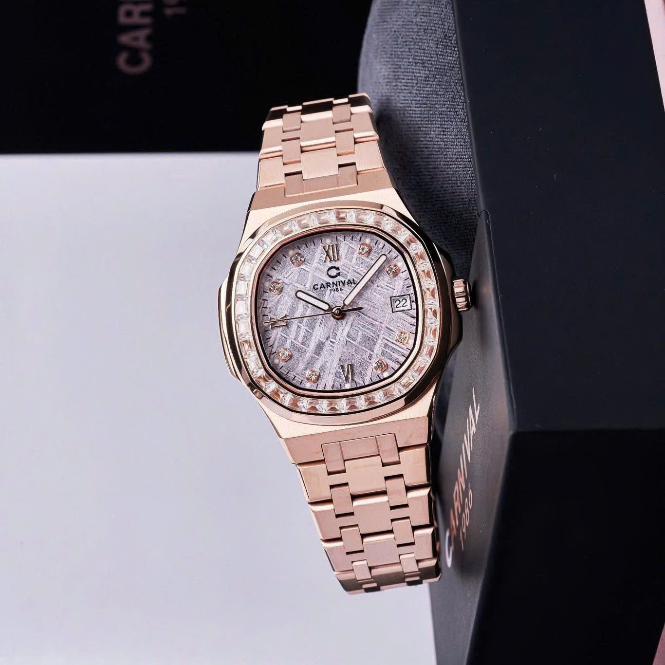 ĐỒNG HỒ NỮ CARNIVAL 8160L2 VH TT QUARTZ 34MM