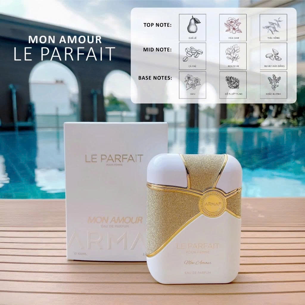 NƯỚC HOA NỮ ARMAF LE PARFAIT MON AMOUR EDP 100ML