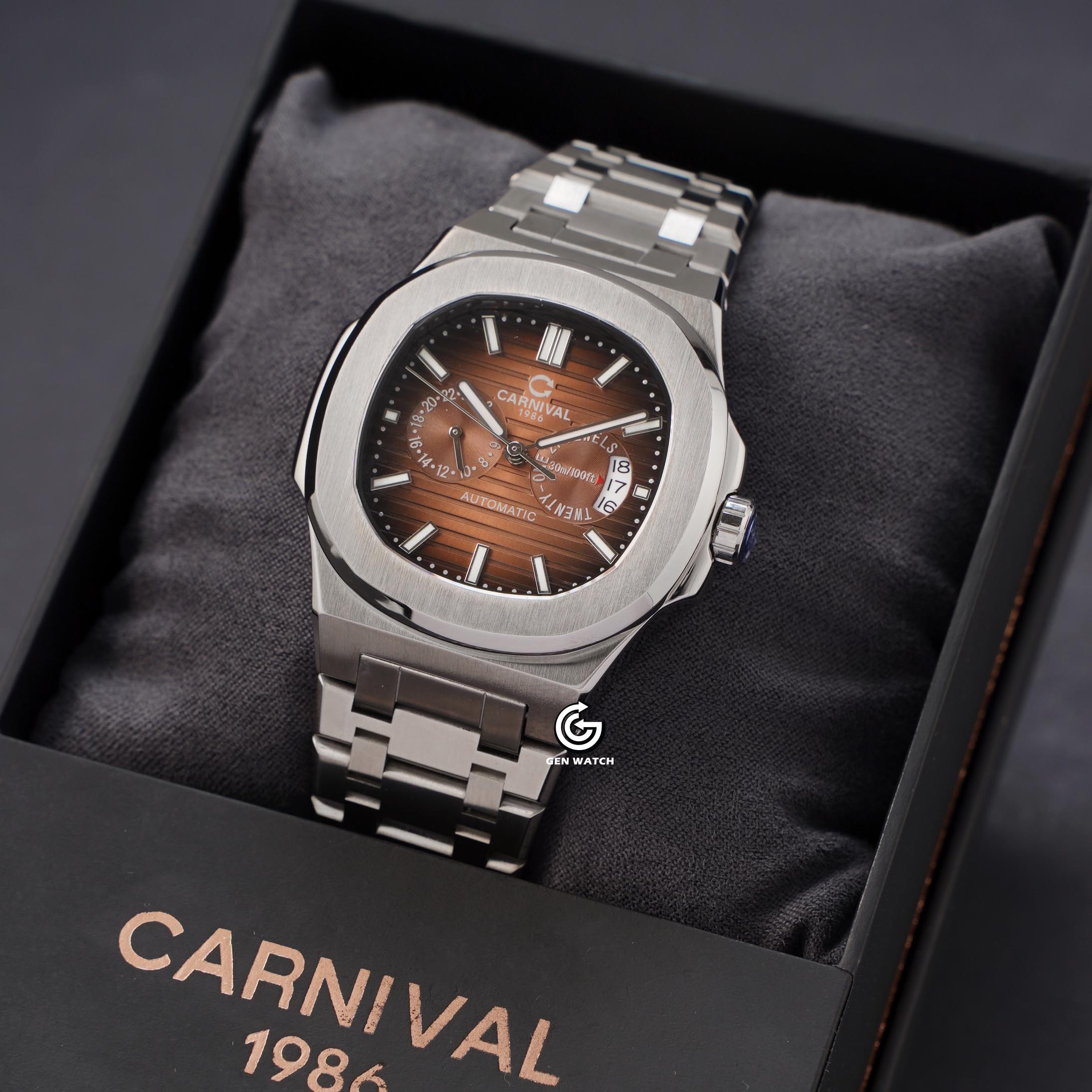 ĐỒNG HỒ NAM CARNIVAL 8158G VT N AUTOMATIC 41MM