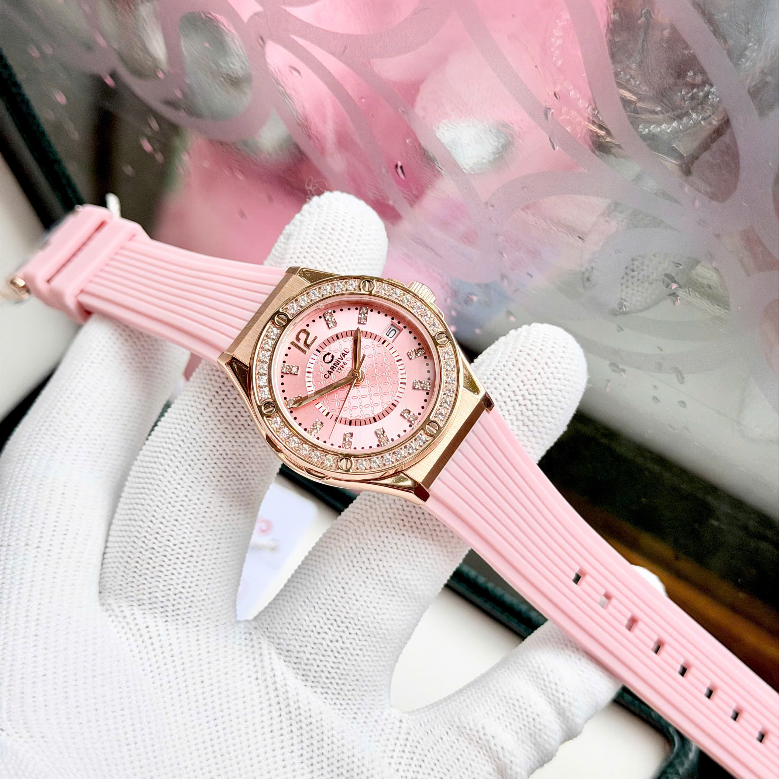 ĐỒNG HỒ NỮ CARNIVAL 8173L2 VH DCS H QUARTZ 32MM