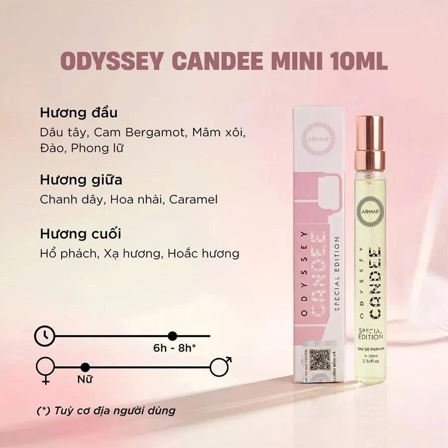 NƯỚC HOA CHIẾT NỮ ARMAF ODYSSEY CANDEE SPECIAL EDITION 10ML