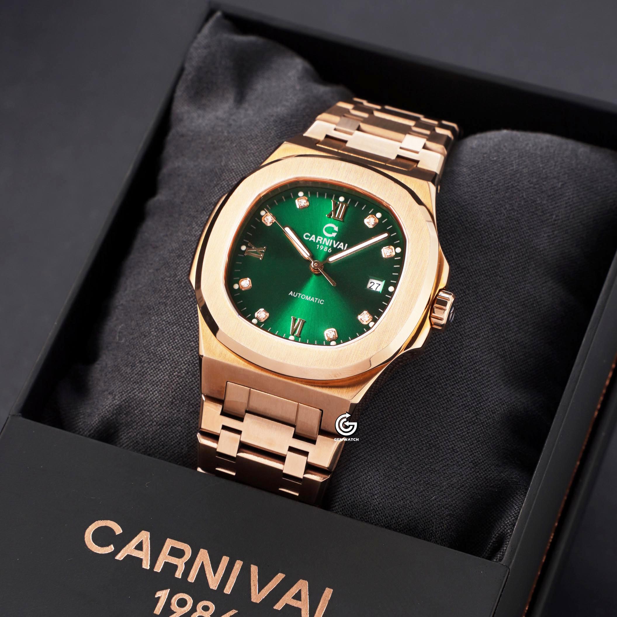 ĐỒNG HỒ NAM CARNIVAL 8160G VH XL AUTOMATIC 41MM