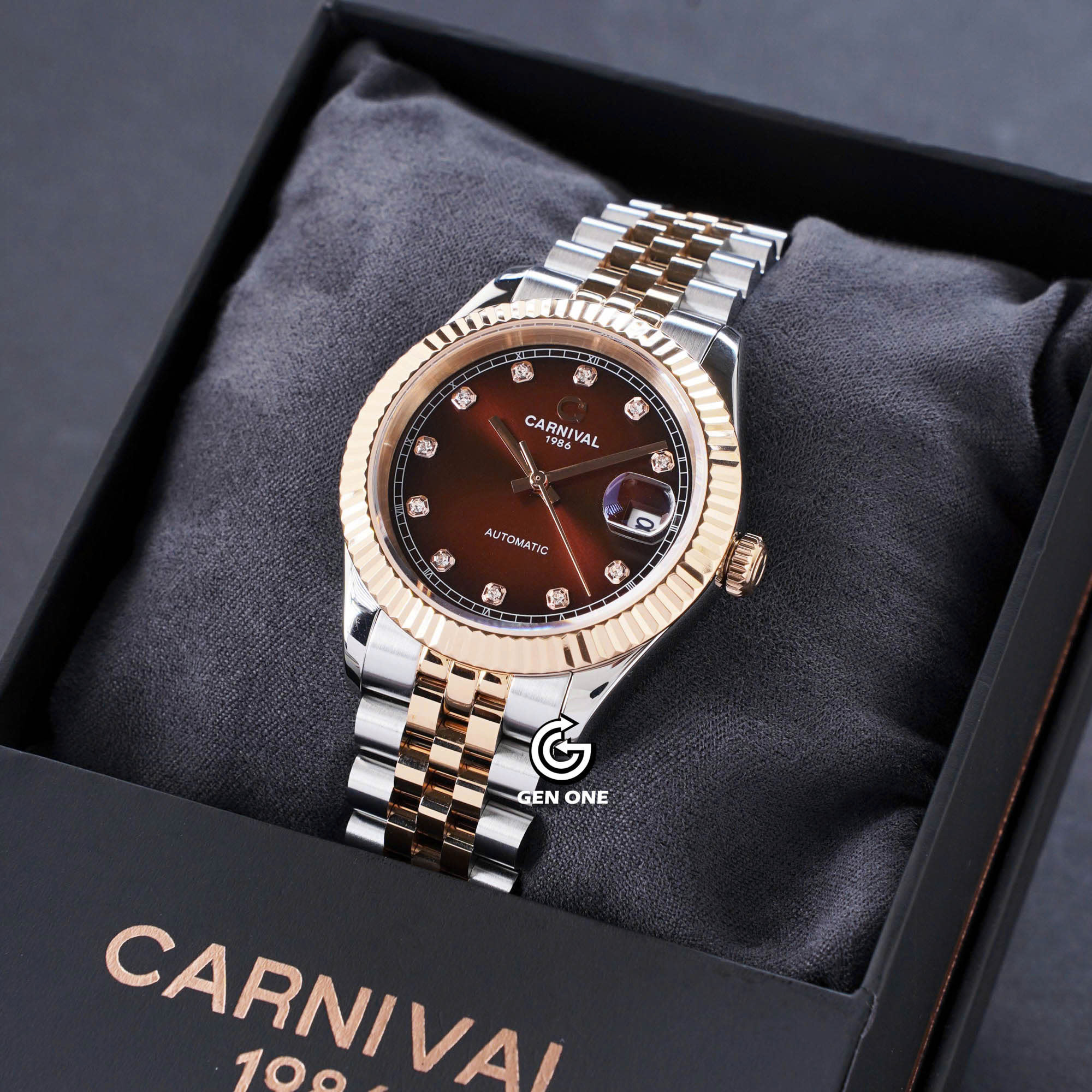 ĐỒNG HỒ NAM CARNIVAL 8250G CH N AUTOMATIC 38MM