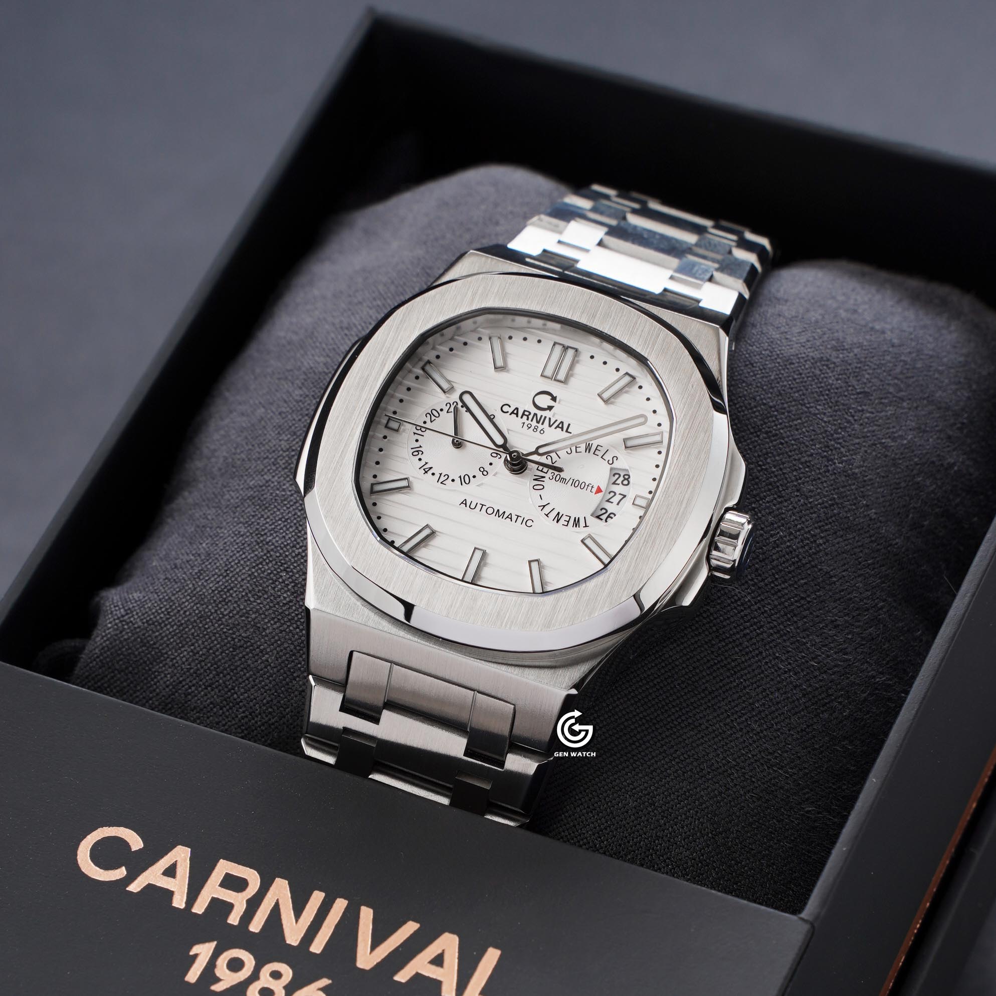 ĐỒNG HỒ NAM CARNIVAL 8158G VT T AUTOMATIC 41MM