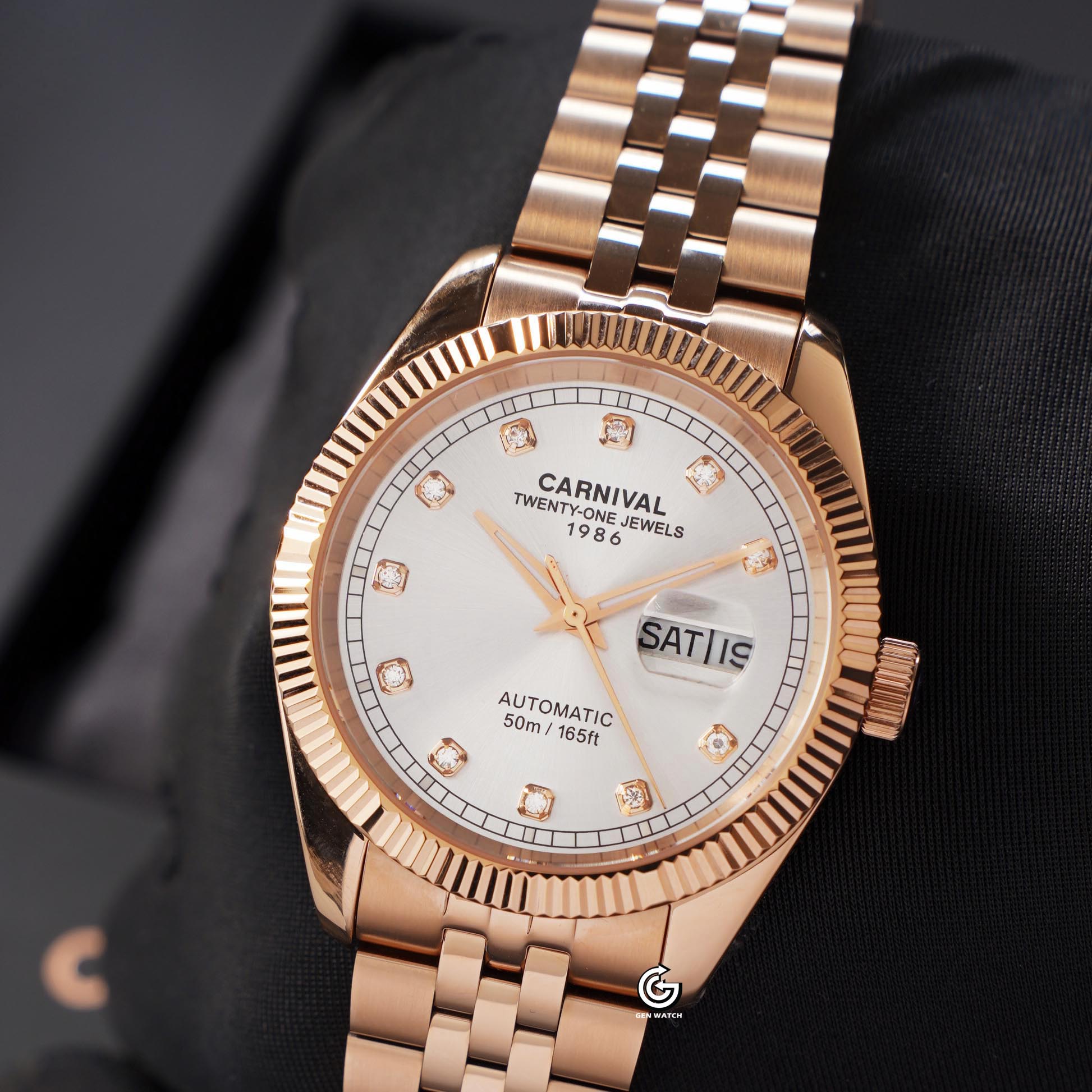 ĐỒNG HỒ NAM CARNIVAL 8131G VH T AUTOMATIC 40MM