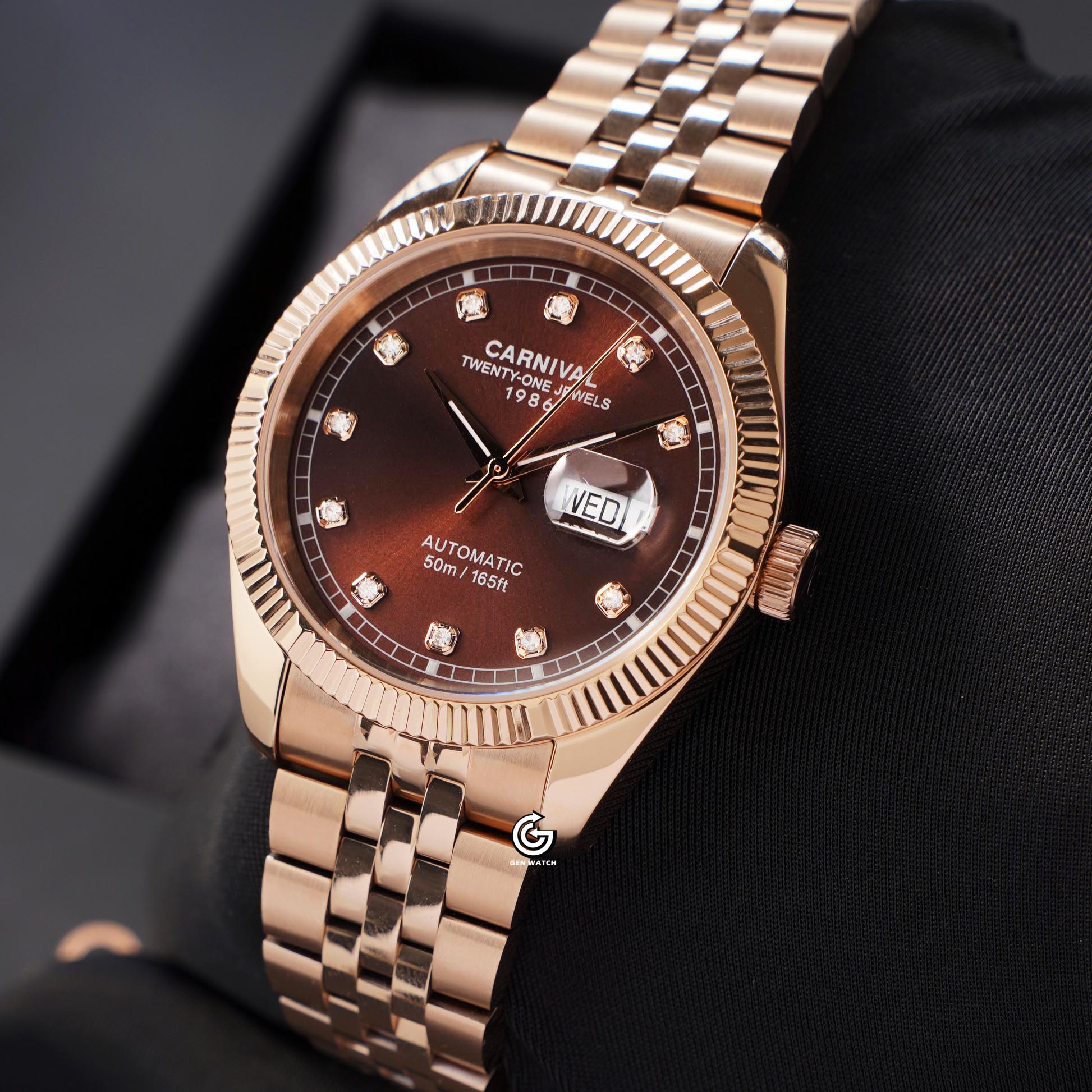 ĐỒNG HỒ NAM CARNIVAL 8131G VH N AUTOMATIC 40MM