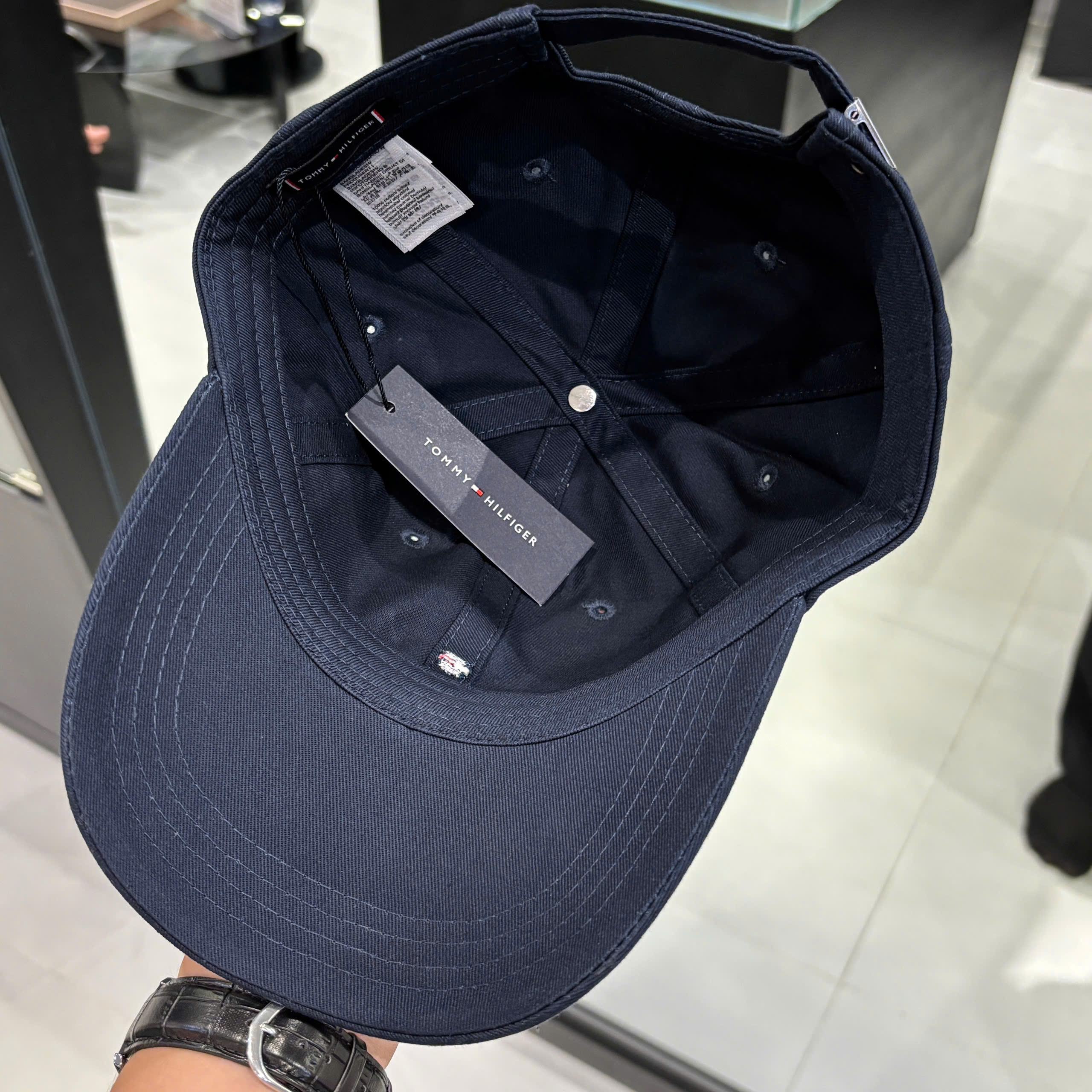 TOMMY HILFIGER AM MINI FLAG CAP - NAVY