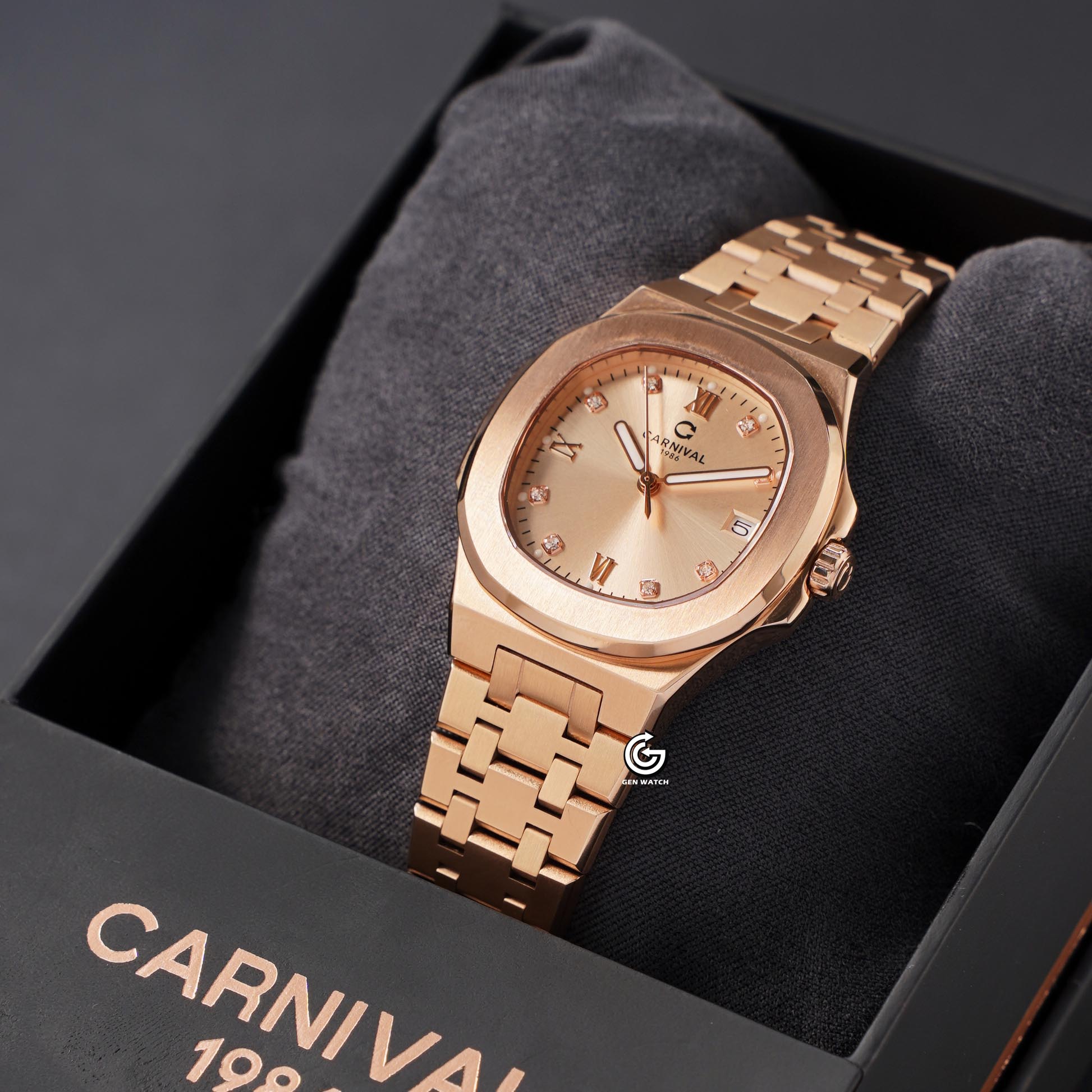 ĐỒNG HỒ NỮ CARNIVAL 8160L VH NN QUARTZ 34MM