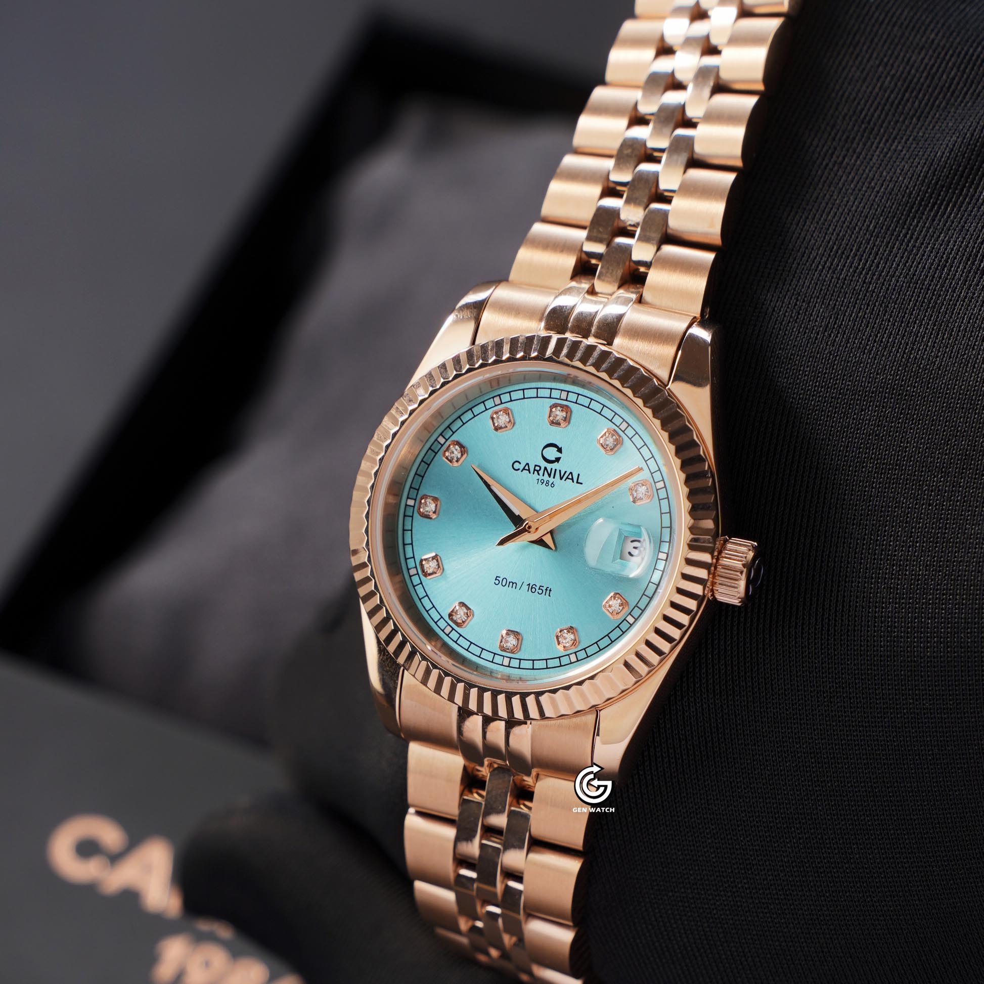 ĐỒNG HỒ NỮ CARNIVAL 8131L VH XT QUARTZ 30MM