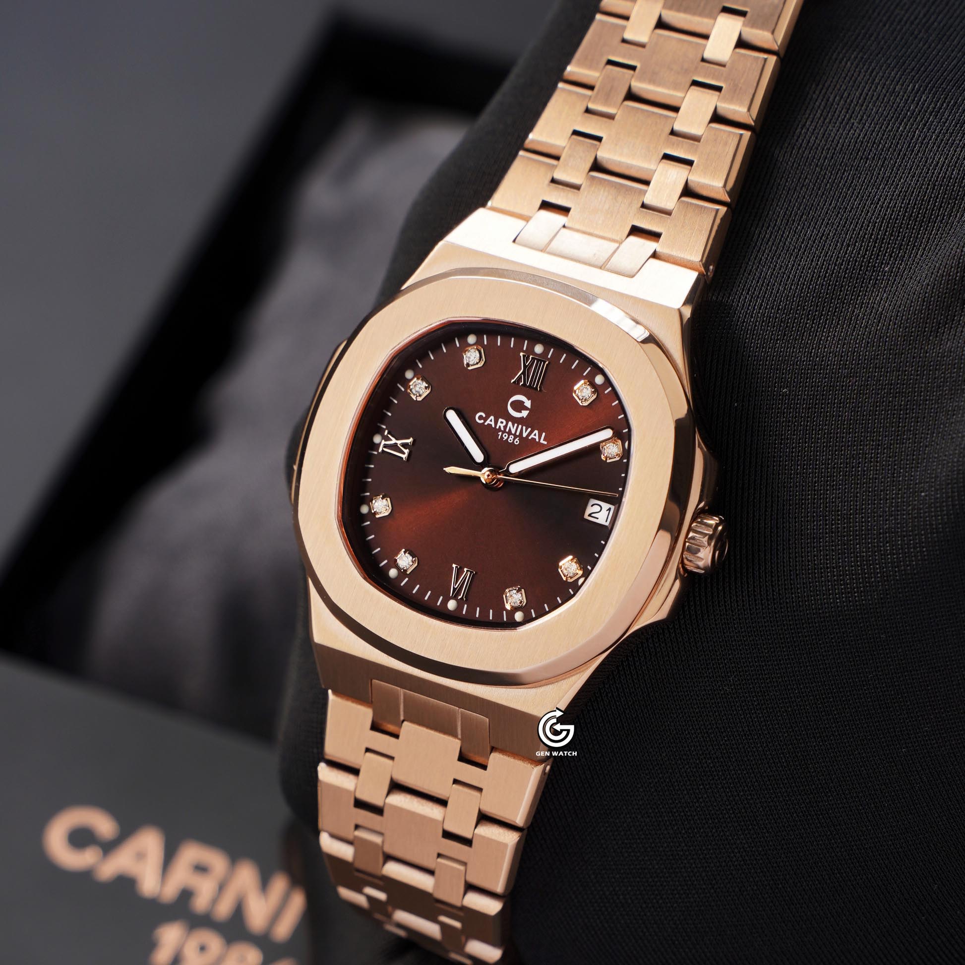 ĐỒNG HỒ NỮ CARNIVAL 8160L VH N QUARTZ 34MM