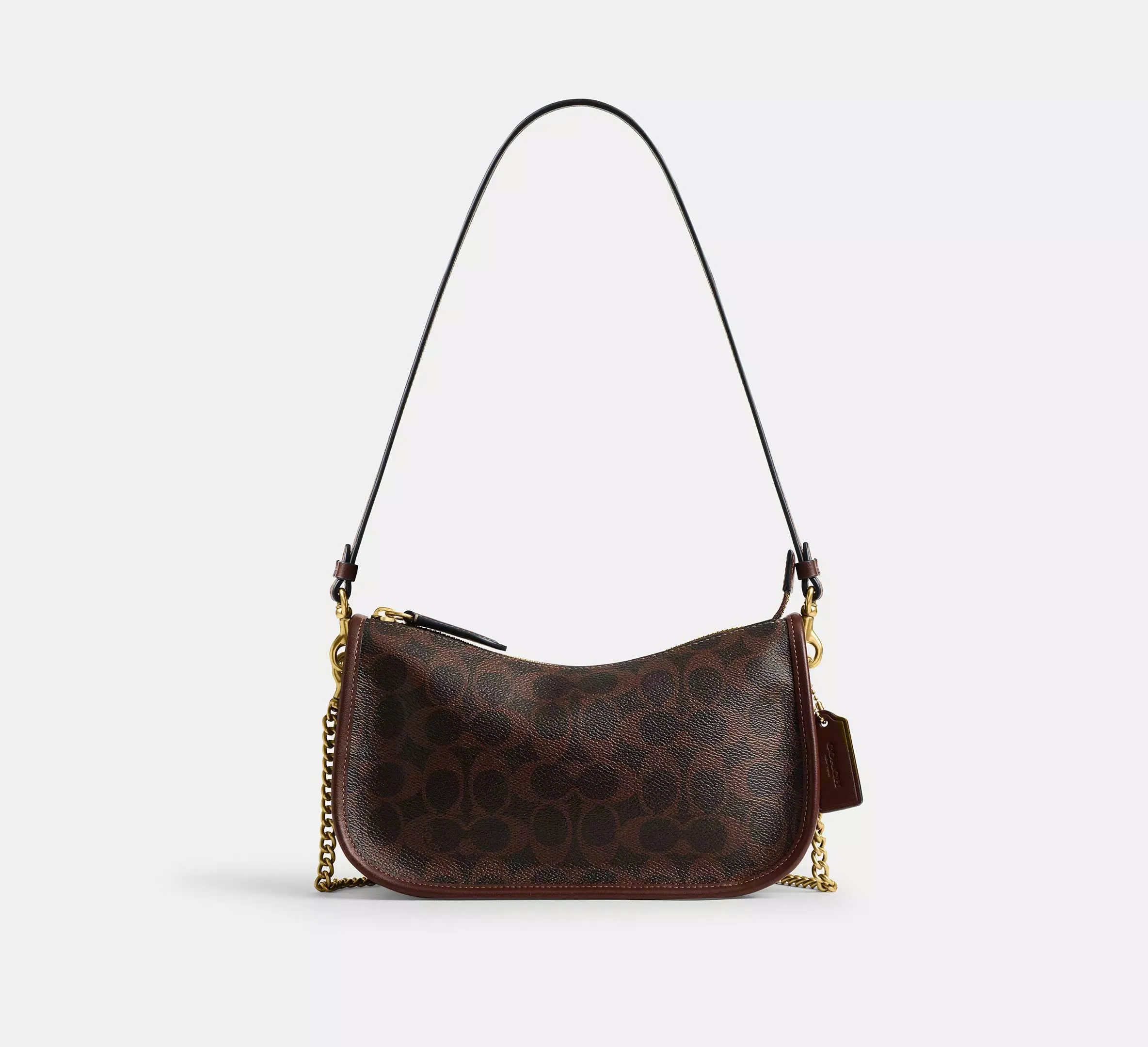 COACH CCC38 WAVERLY BAG IN SIGNATURE CANVAS - MAPLE