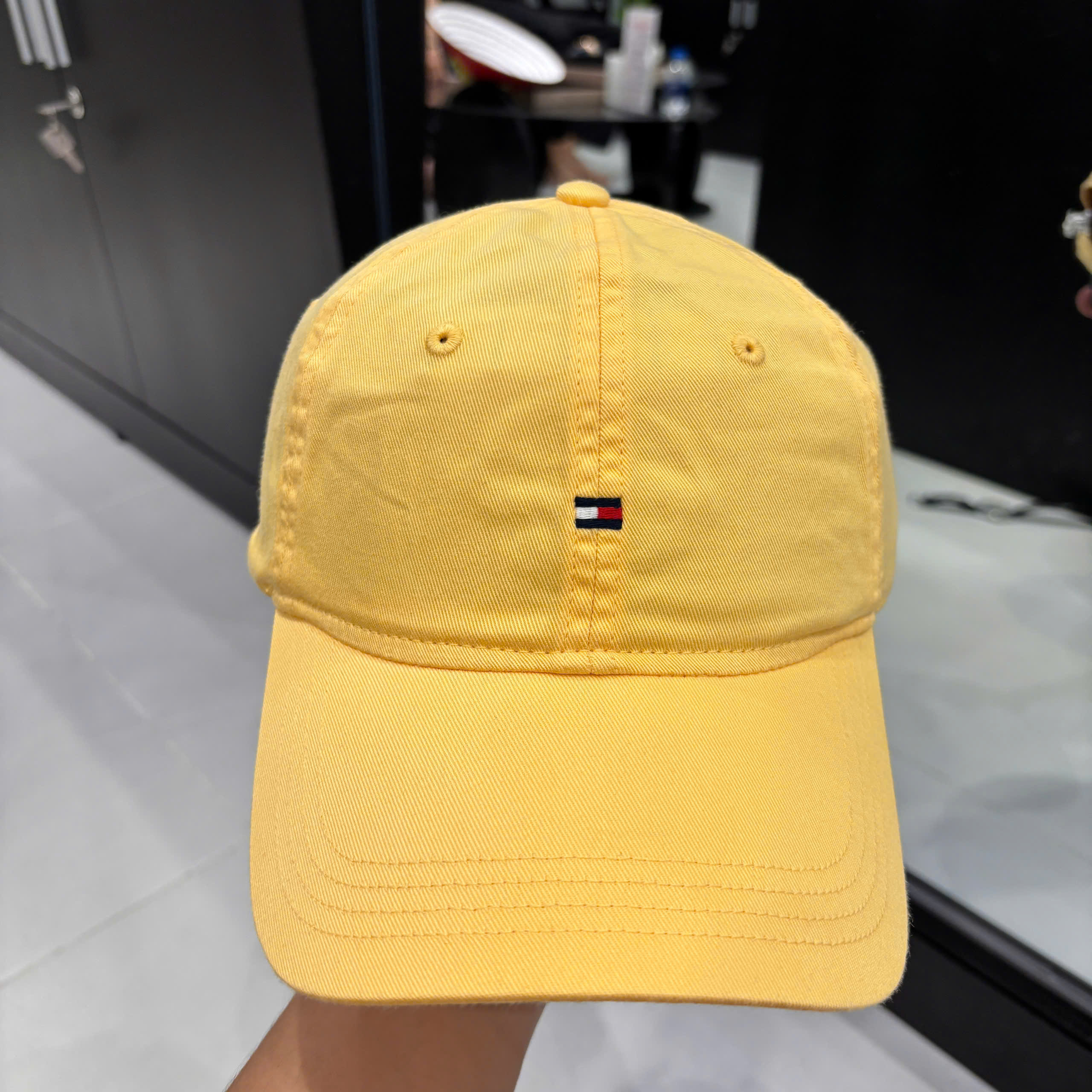 TOMMY HILFIGER AM MINI FLAG CAP - YELLOW