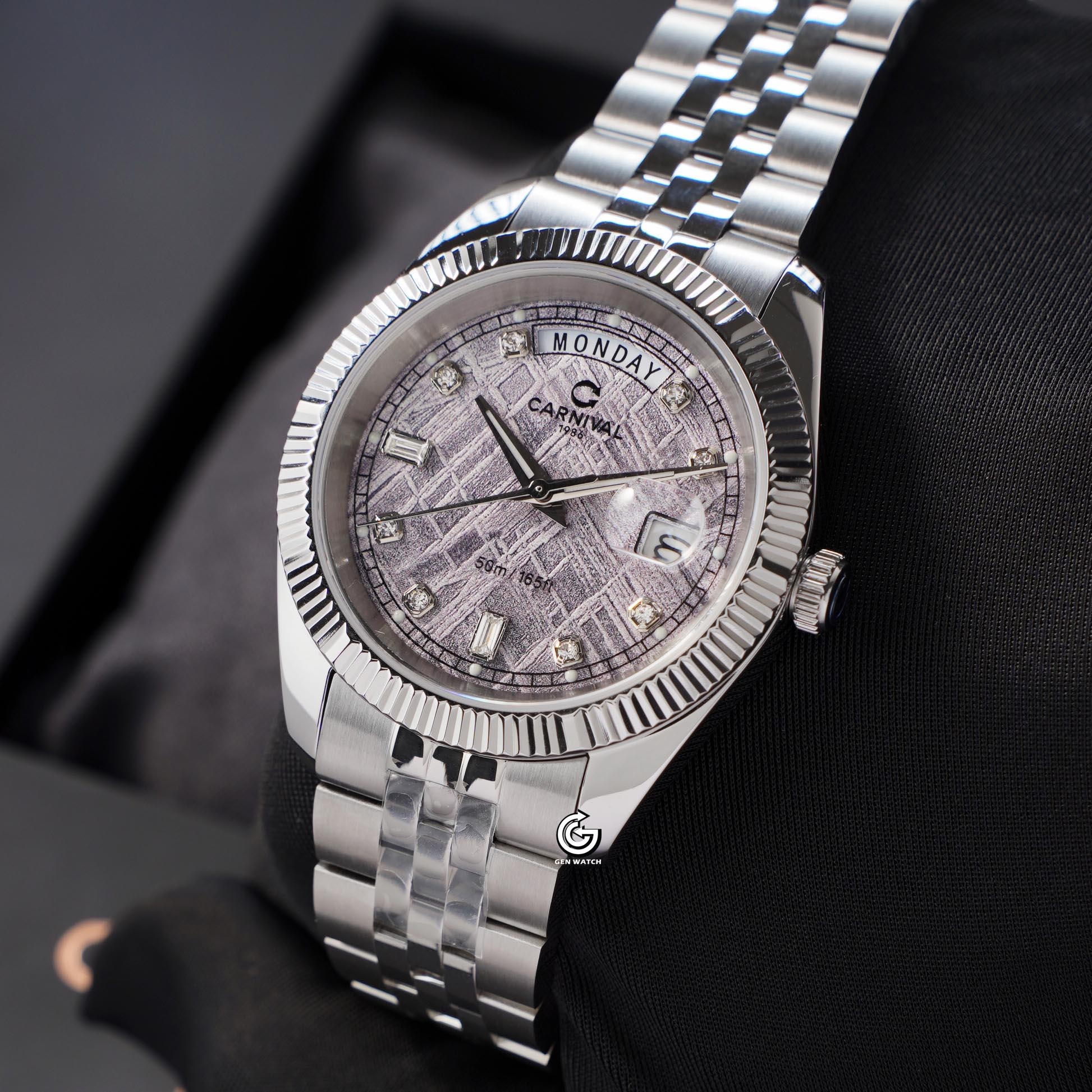 ĐỒNG HỒ NAM CARNIVAL 8190G VT TT QUARTZ 40MM